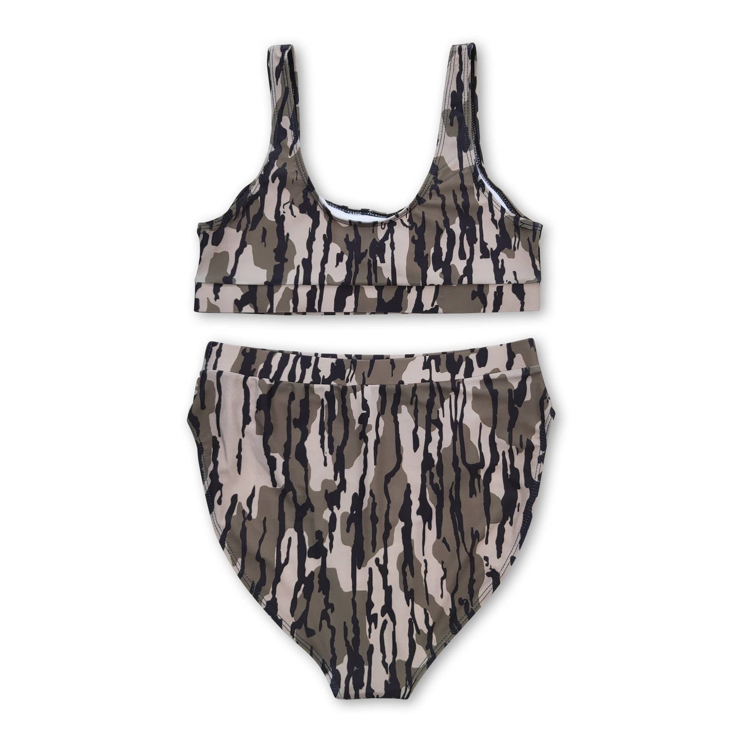 Bottomland print adult men summer swim trunks