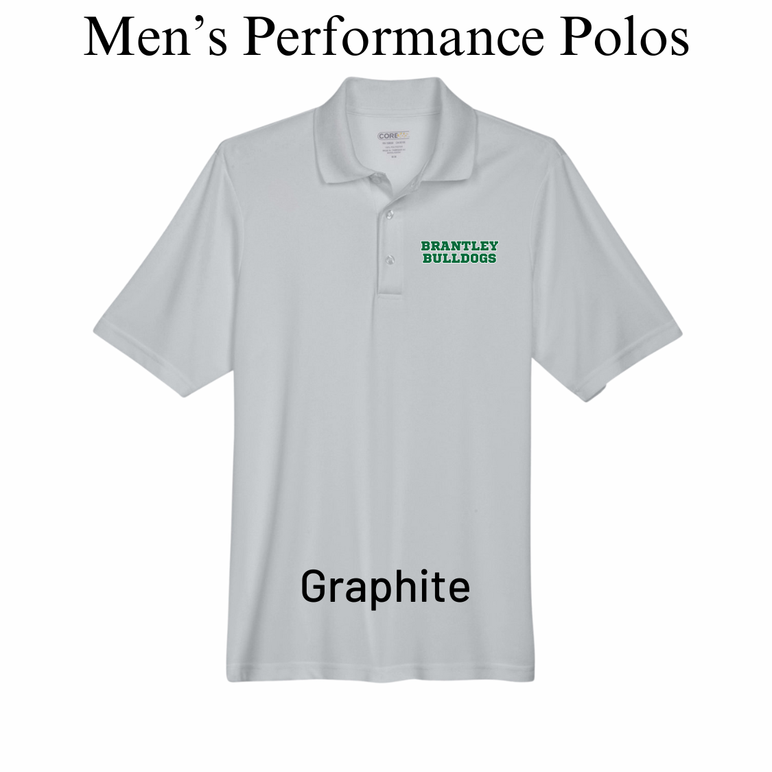 Men's Performance Polo-Brantley Bulldogs