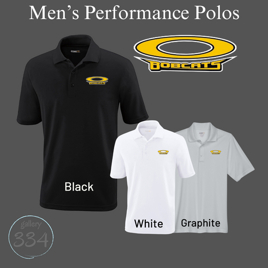 Men's Performance Polo- Opp Bobcats