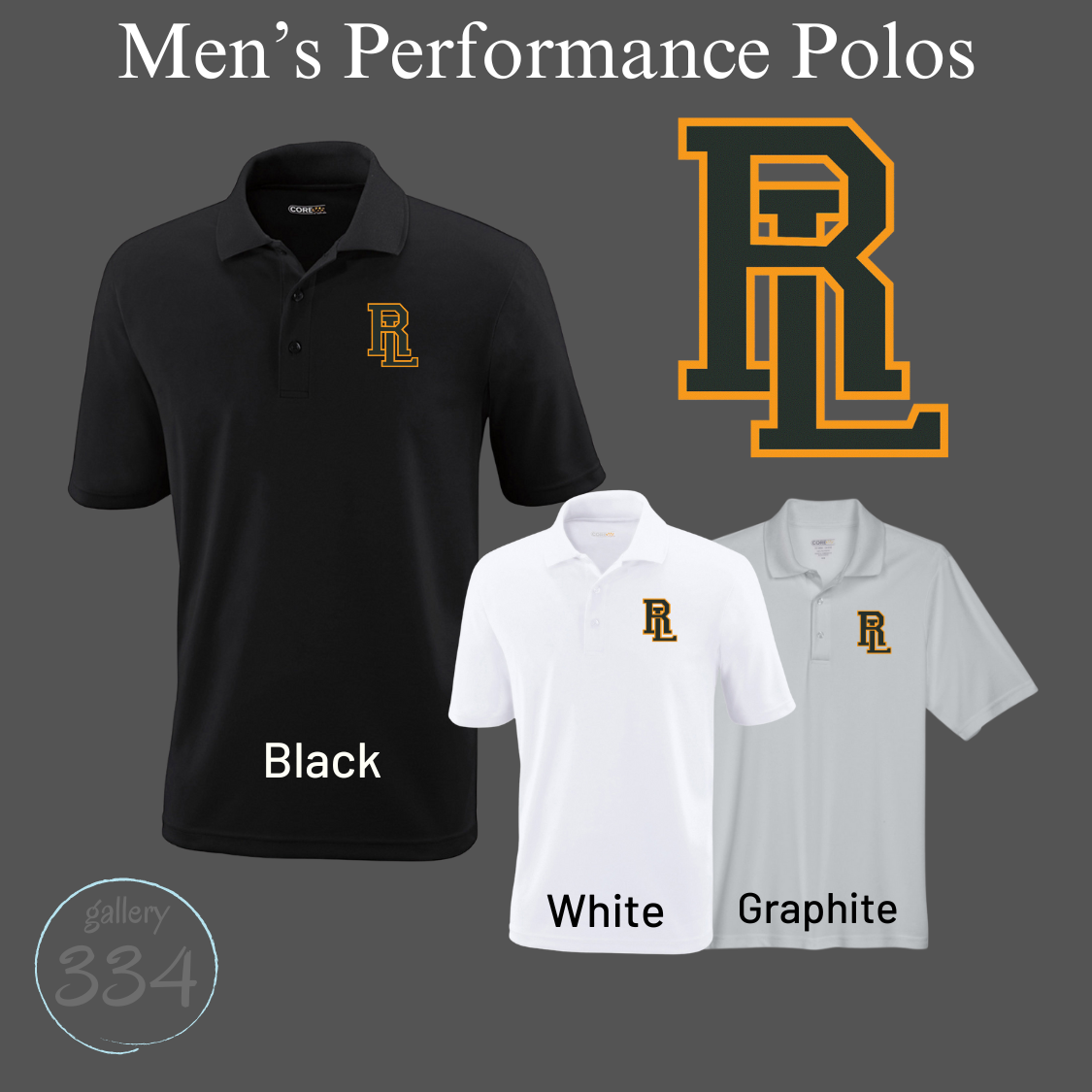 Men's Performance Polo- Red Level Tigers