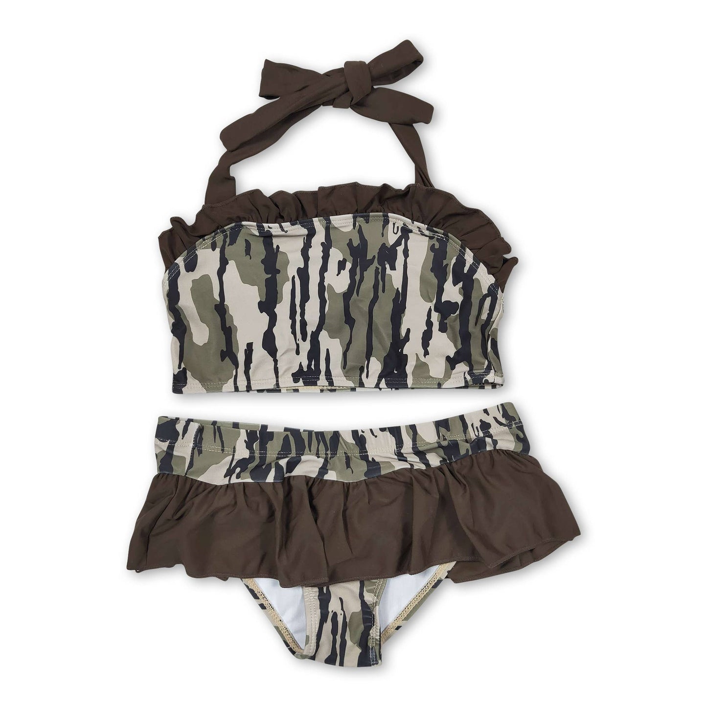 Bottomland print adult men summer swim trunks