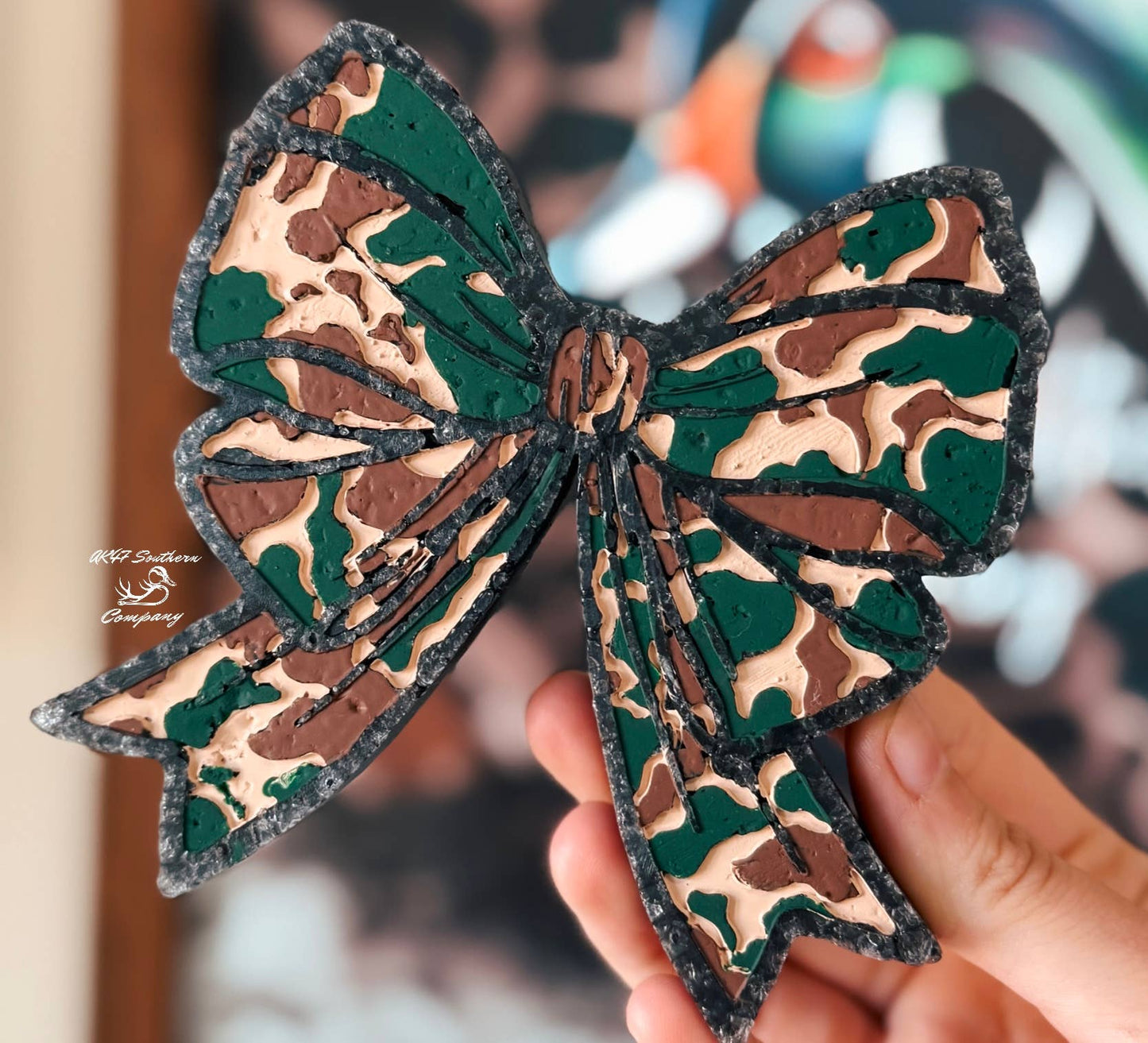 Camo Bow Car Freshener