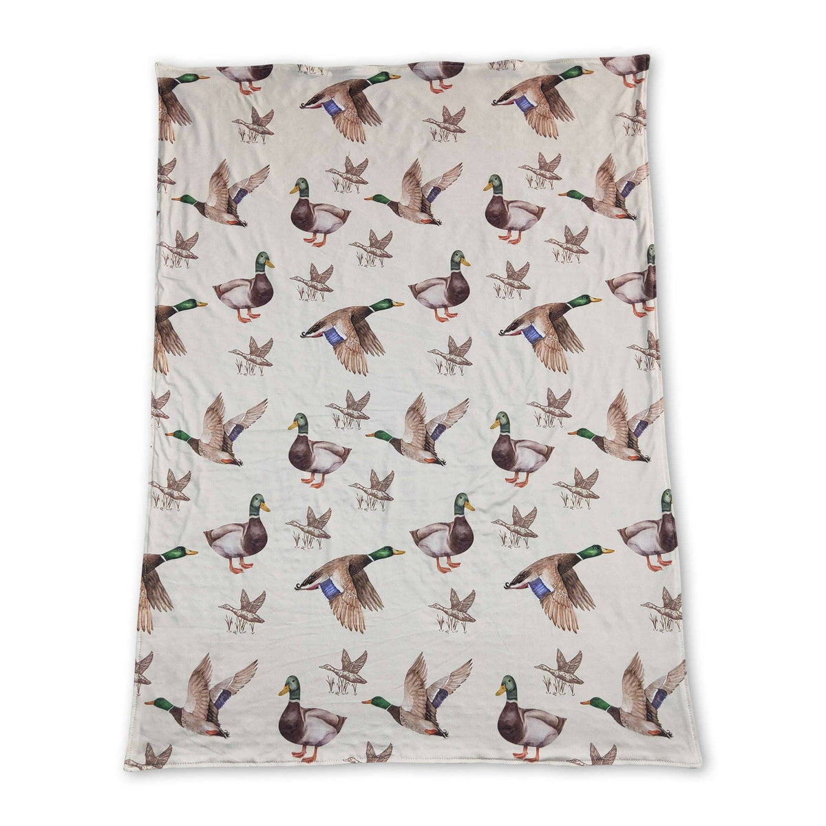 Duck olive polka dots baby kids hunting blankets Yawoo Garments