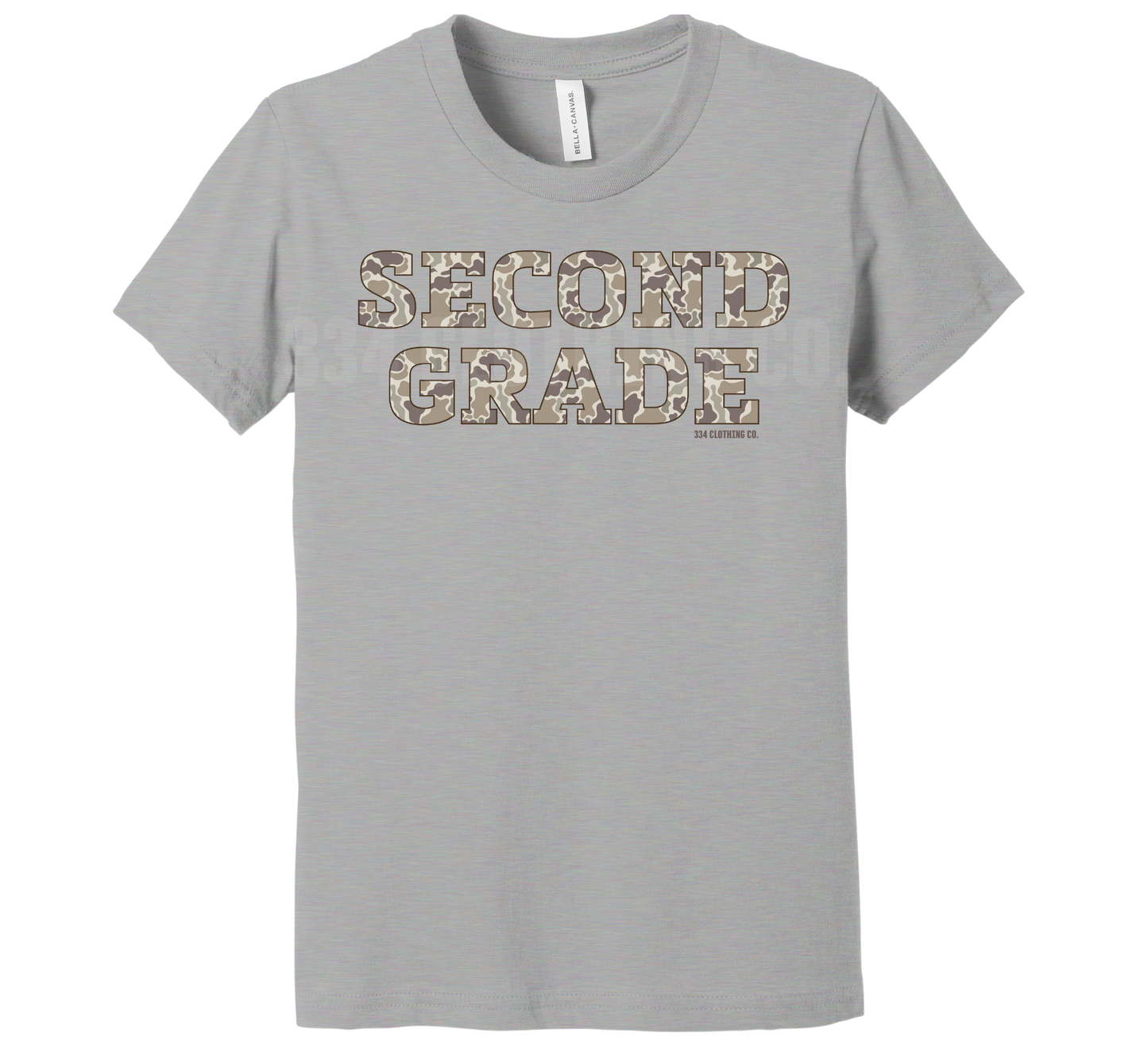 Old School Camo Grade T-Shirts (Pre-K through 6th)