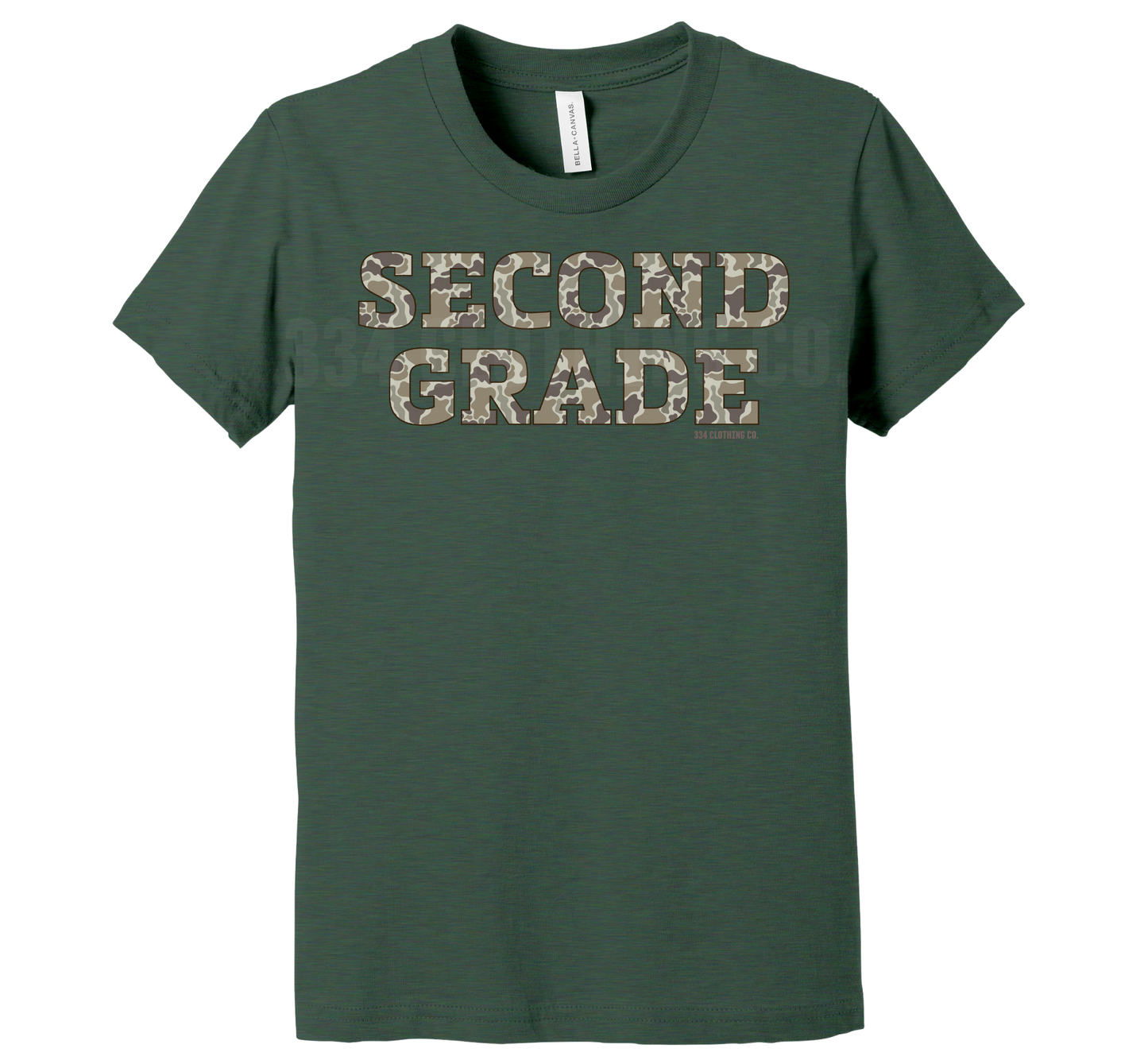 Old School Camo Grade T-Shirts (Pre-K through 6th)