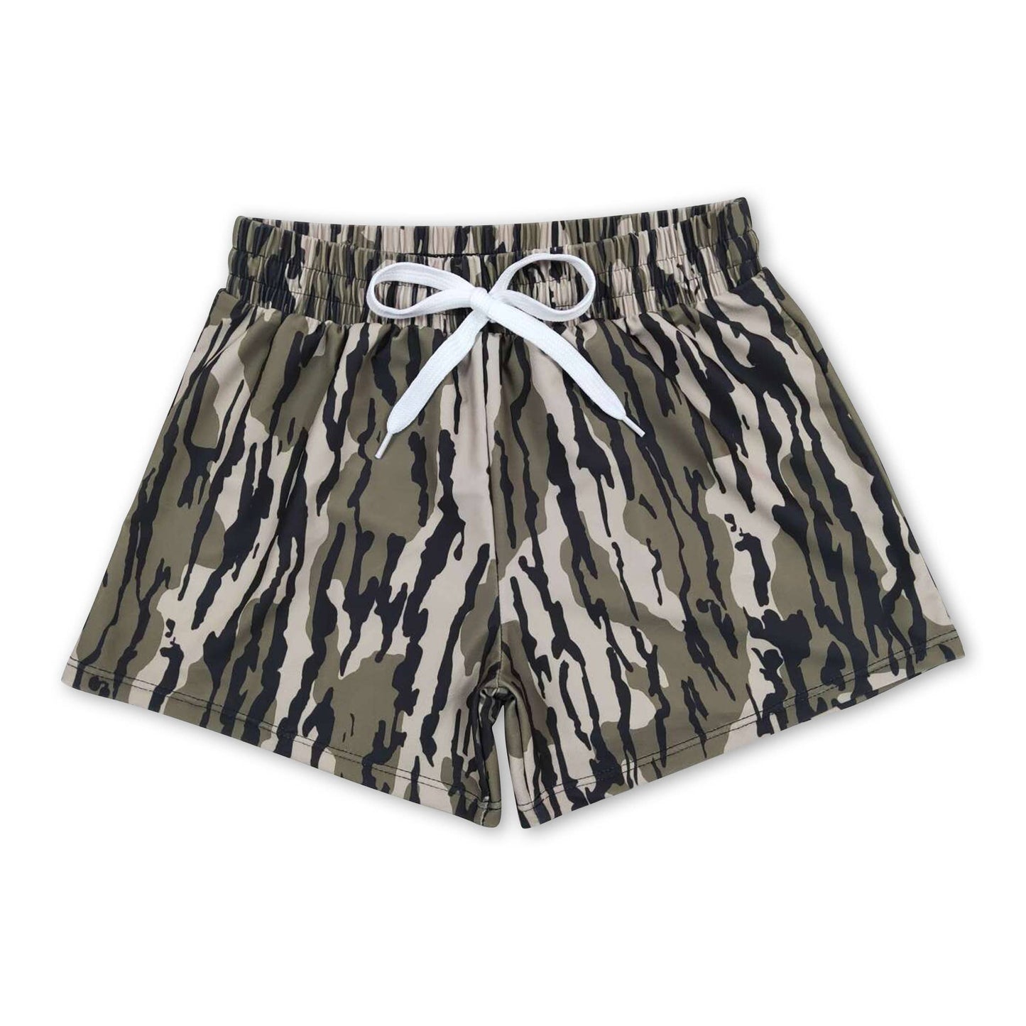 Bottomland print adult men summer swim trunks