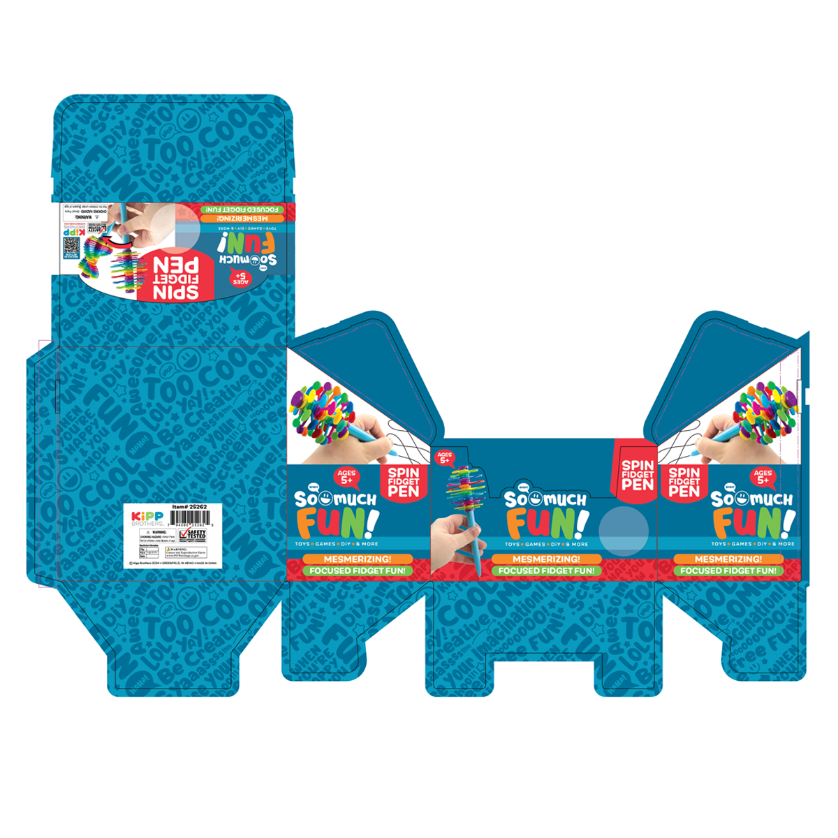 So Much Fun! Spinning Fidget Pen Assortment - 12/Display