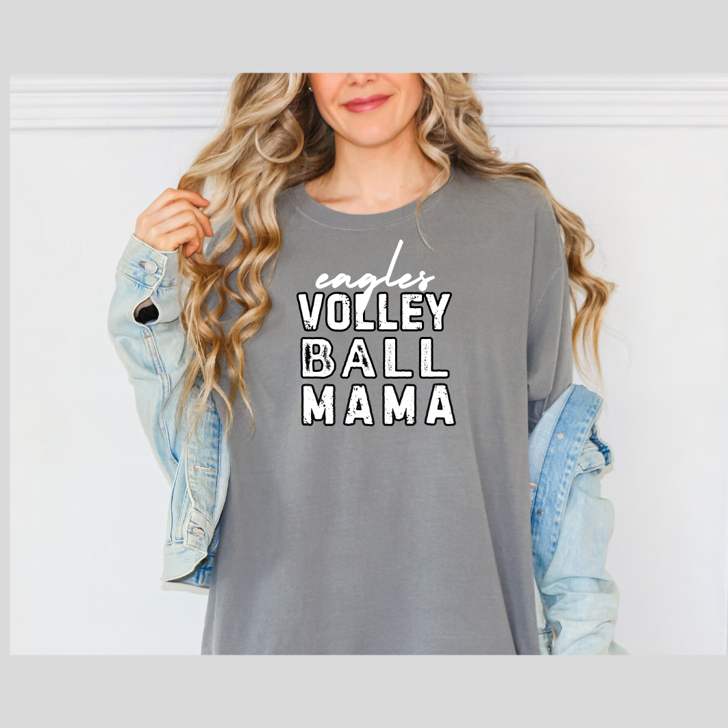 Eagles Comfort Colors S/S - Volleyball Mama