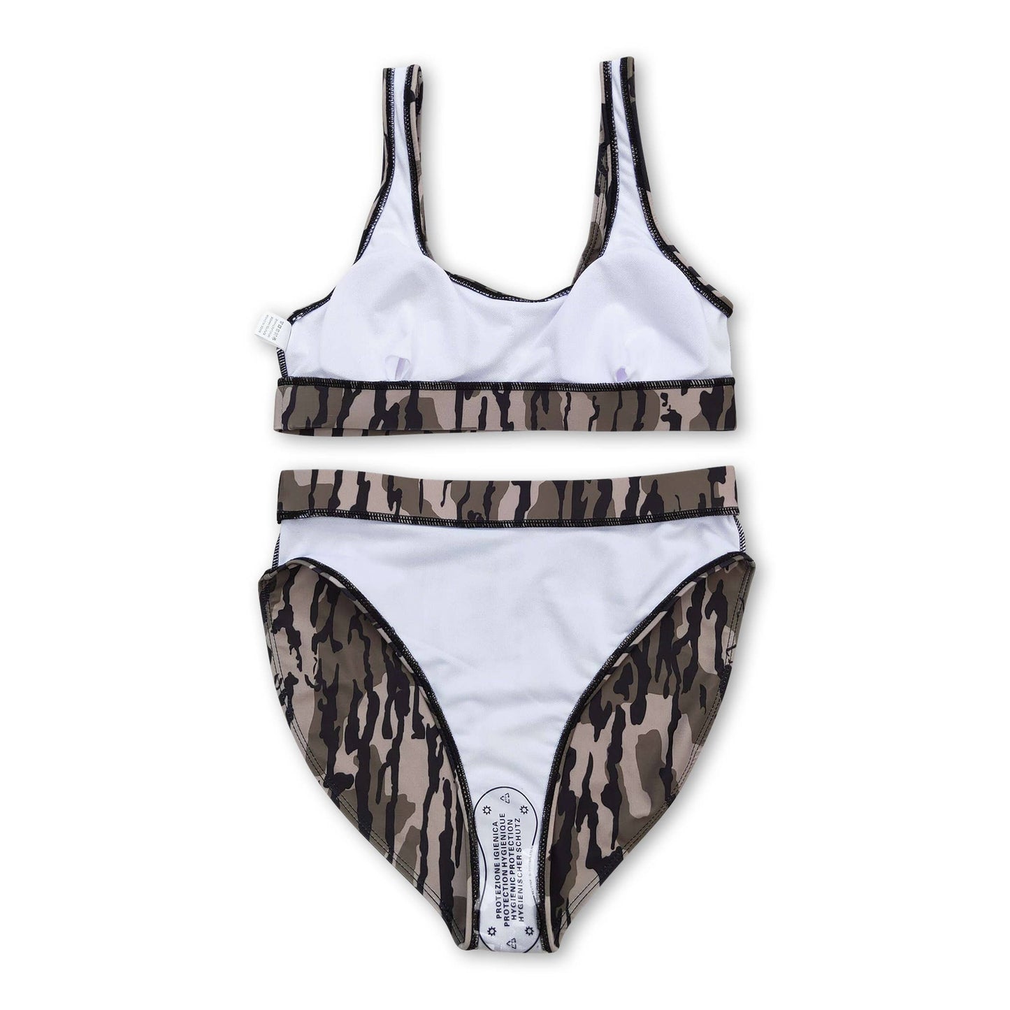 Bottomland print adult men summer swim trunks