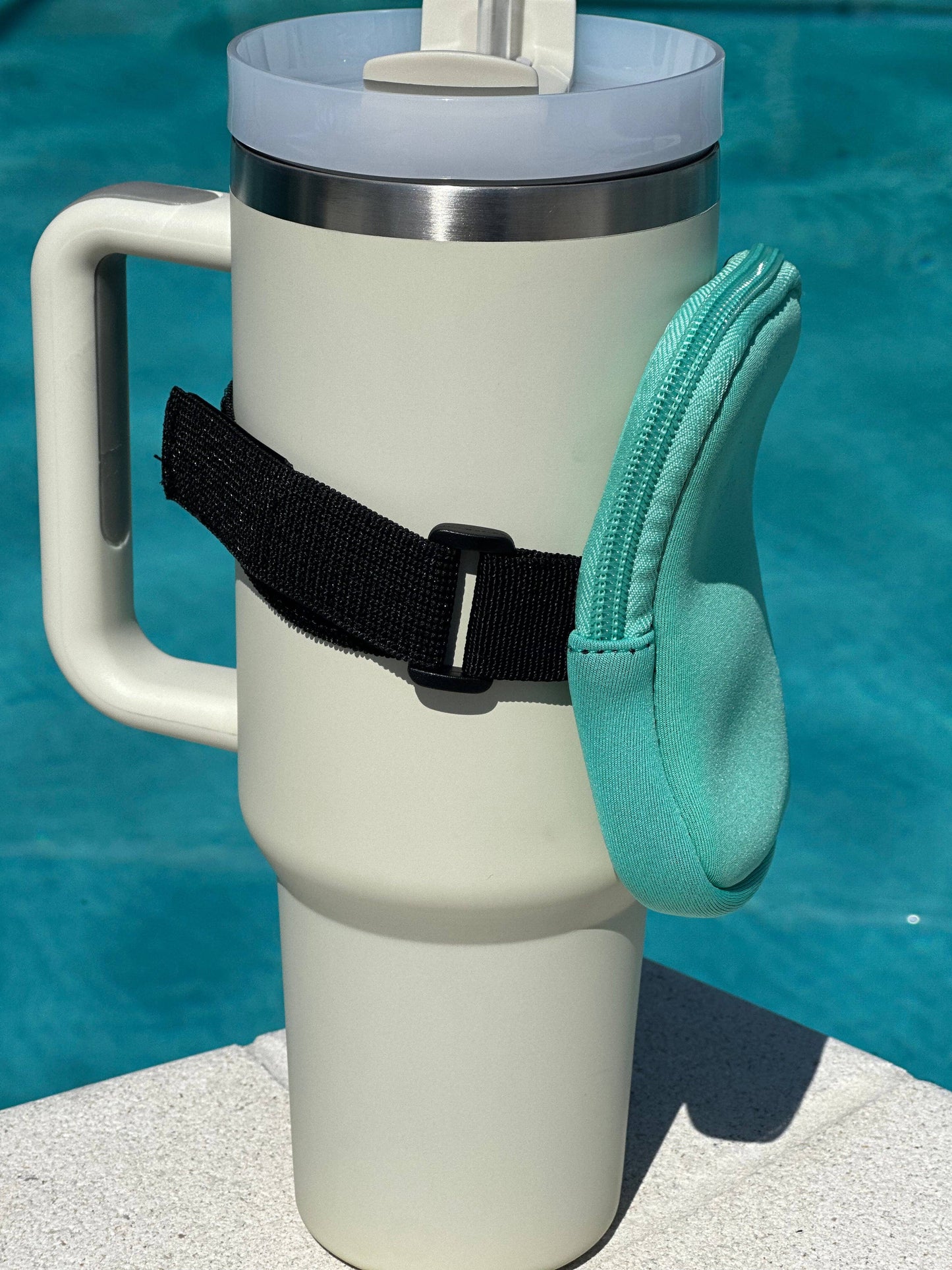 Customizable Tumbler Bag -Seafoam