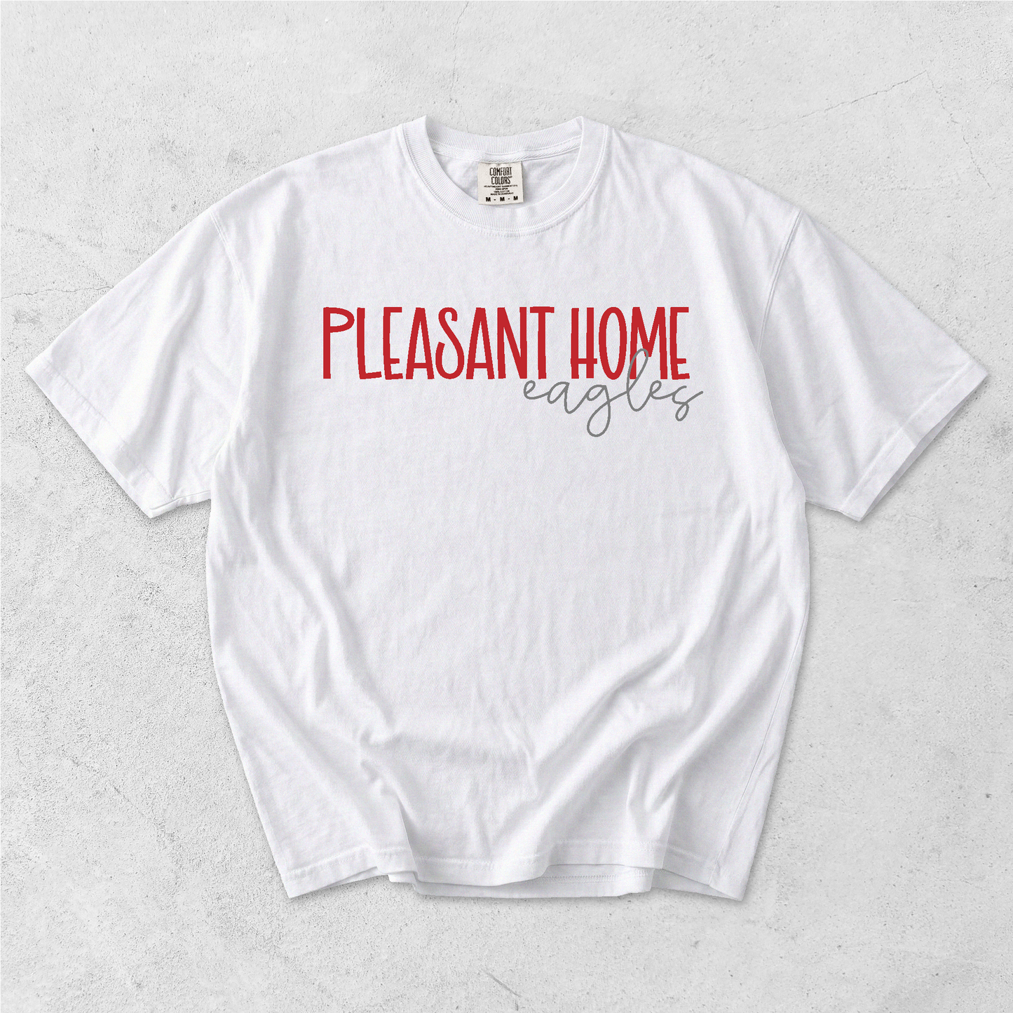 Pleasant Home Eagles Comfort Colors tee - White