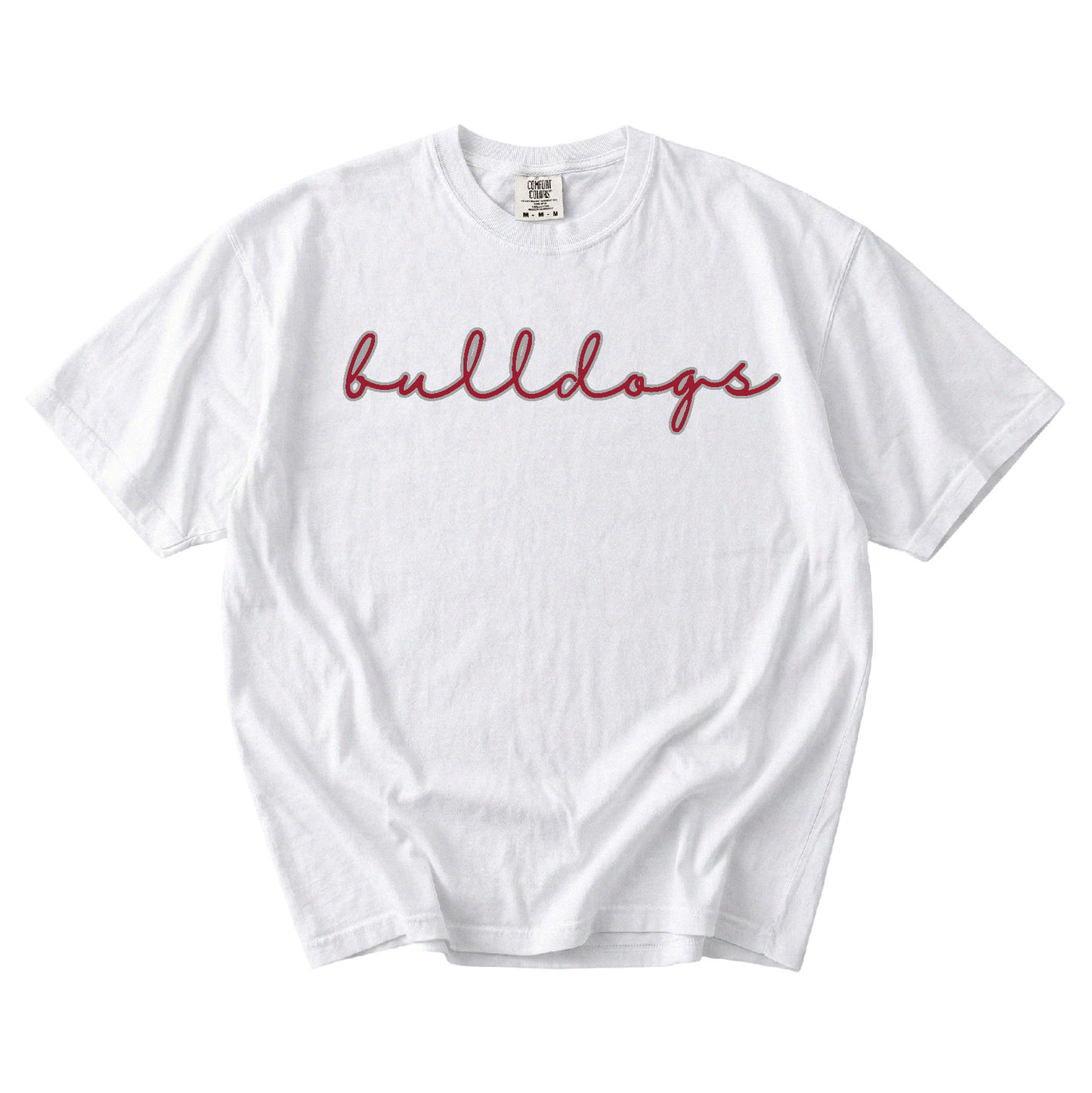 Andalusia Bulldogs Script T-Shirt White Gallery 334