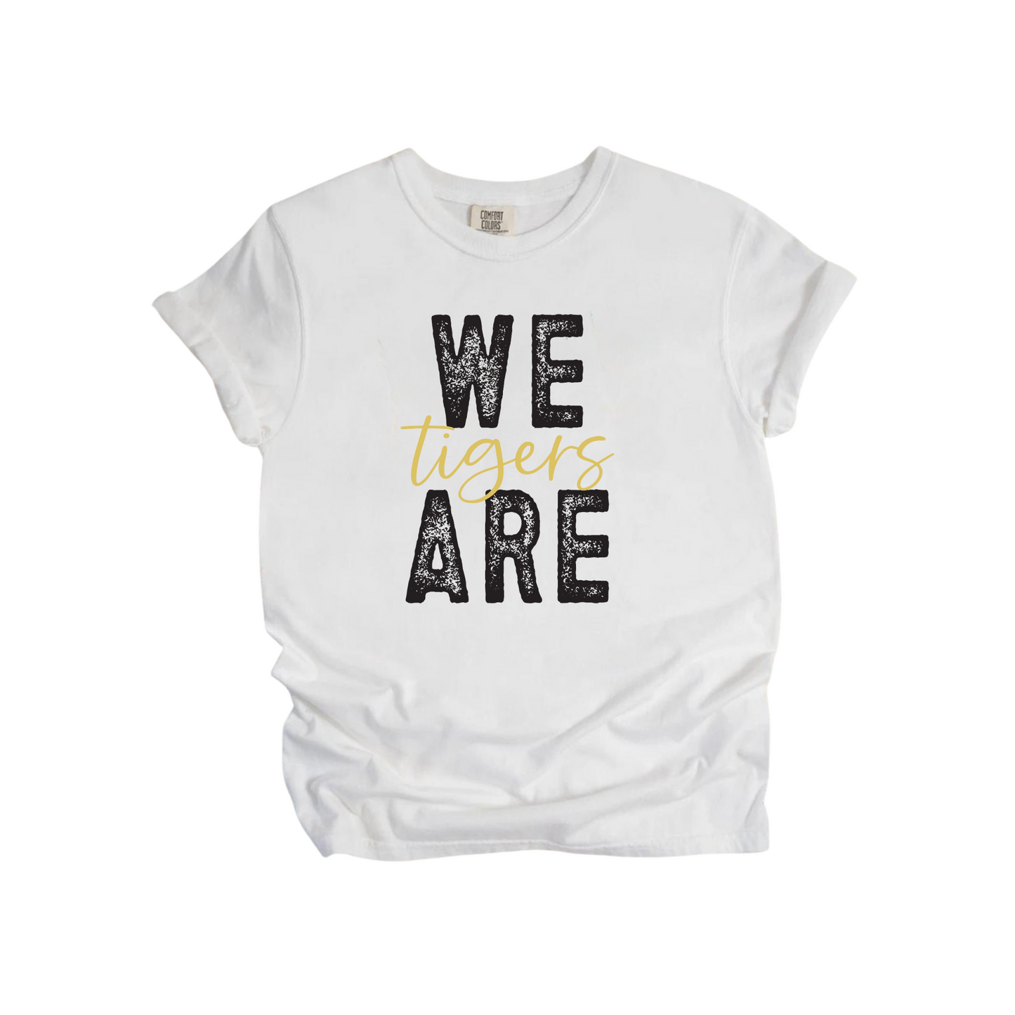 We Are Tigers Comfort Colors Tee (Adult and Youth Size)