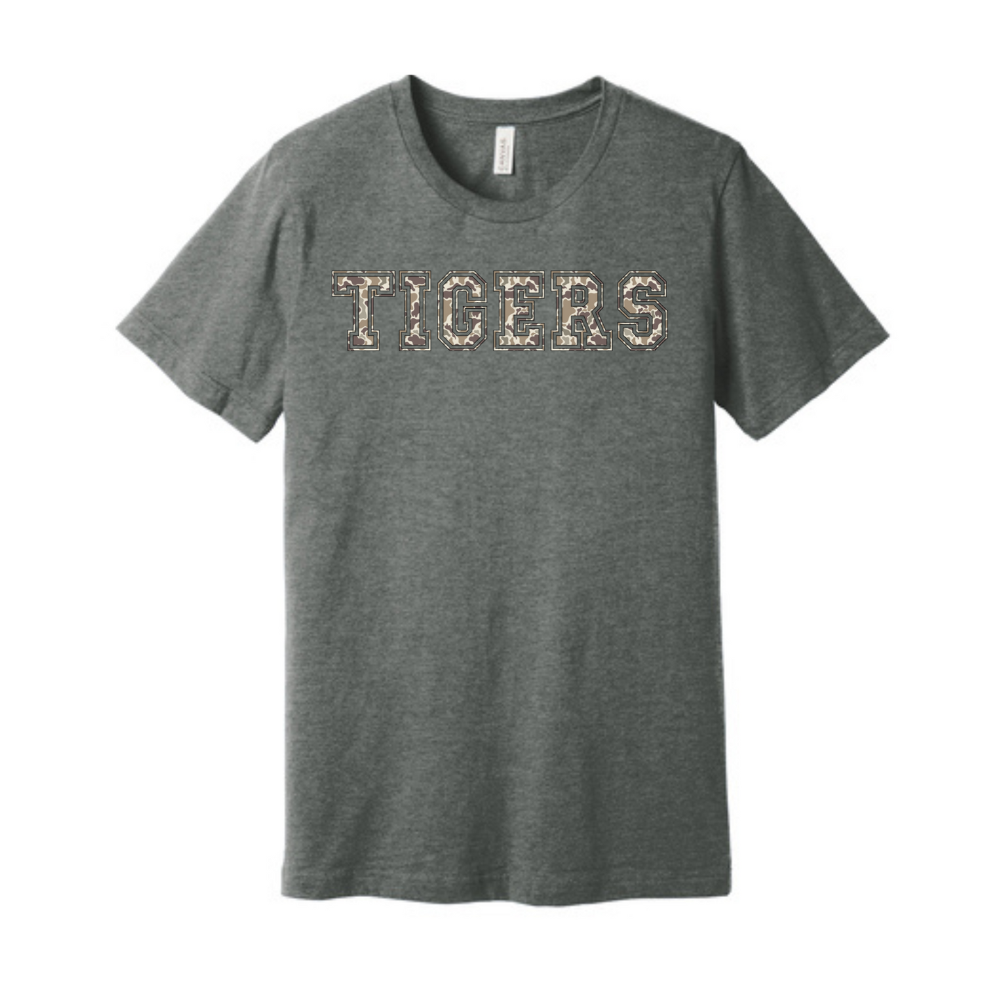 Camo Tigers T-Shirt (Adult & Youth)