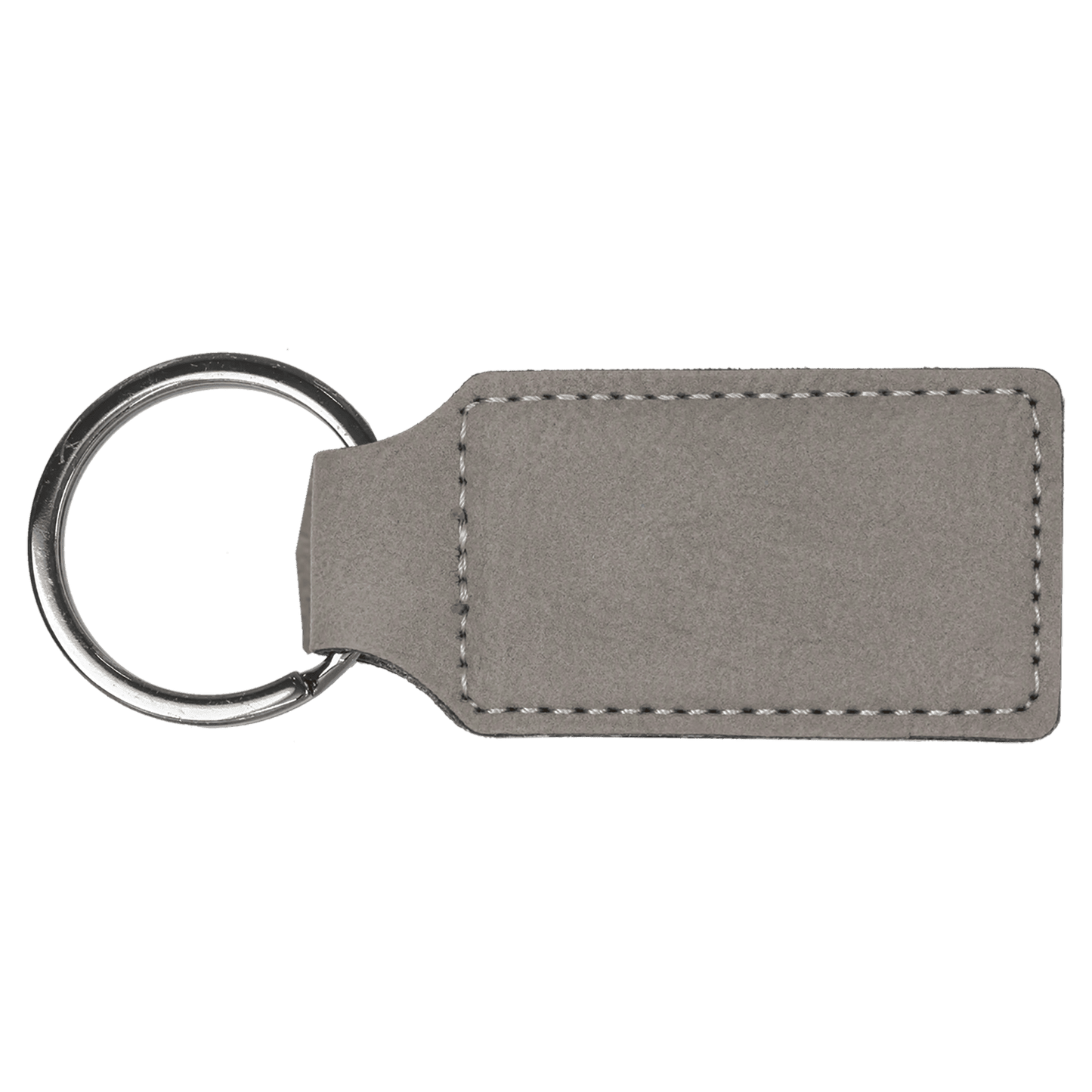 Customized Leatherette Rectangle Keychains