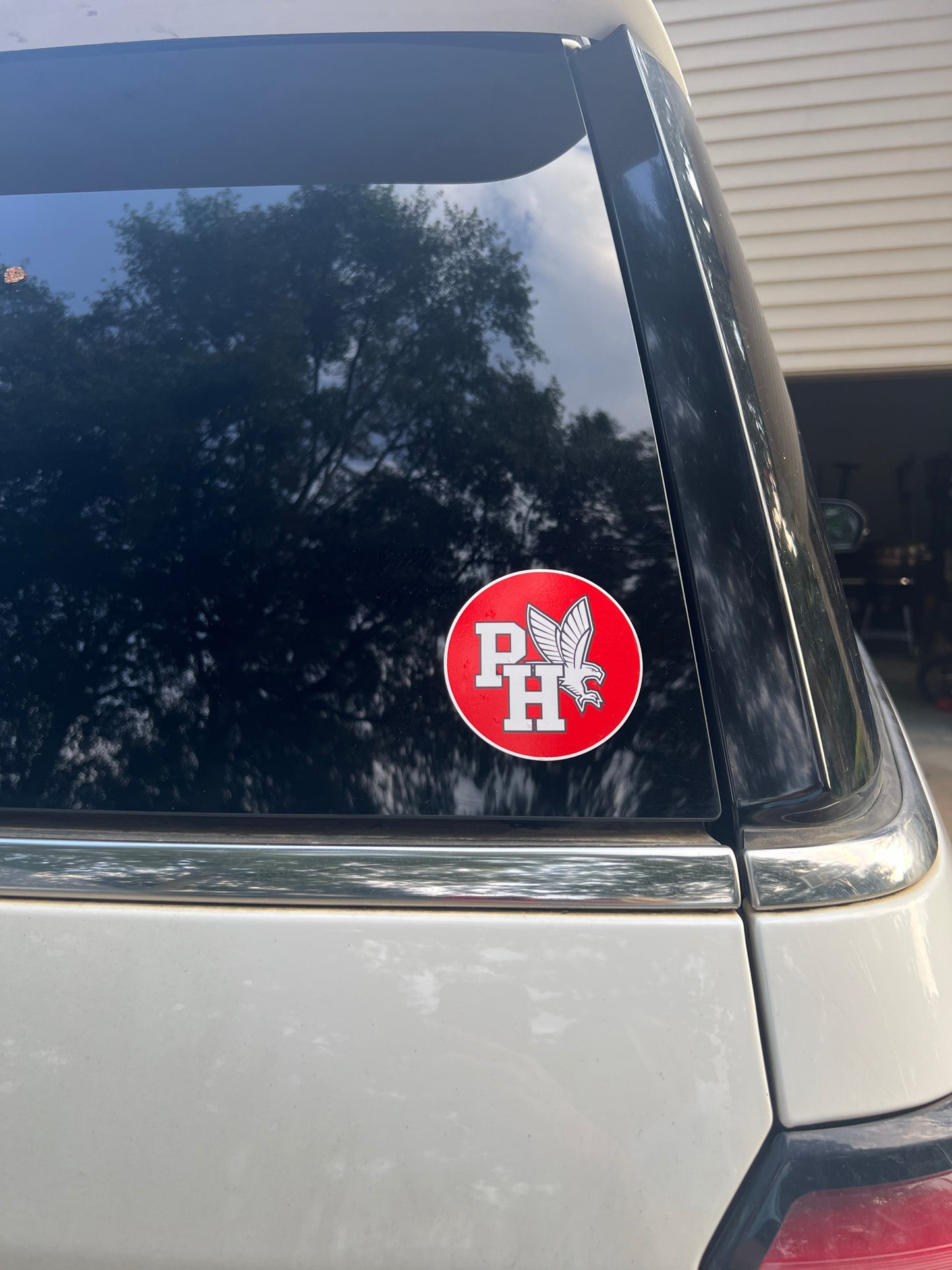 Pleasant Home Eagles Window Decal