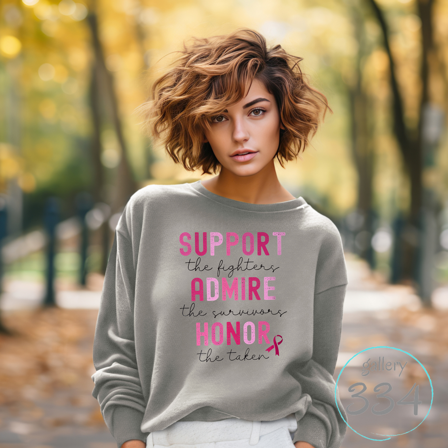 Support Breast Cancer Sweatshirt