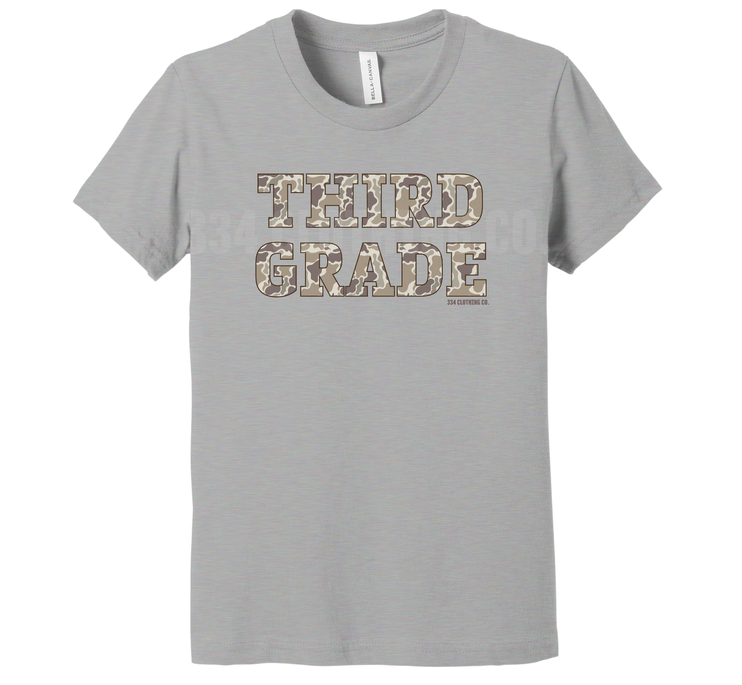 Old School Camo Grade T-Shirts (Pre-K through 6th)