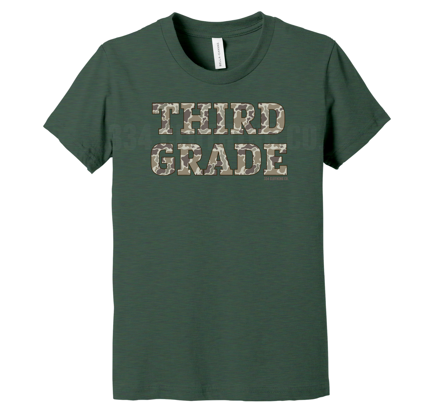 Old School Camo Grade T-Shirts (Pre-K through 6th)