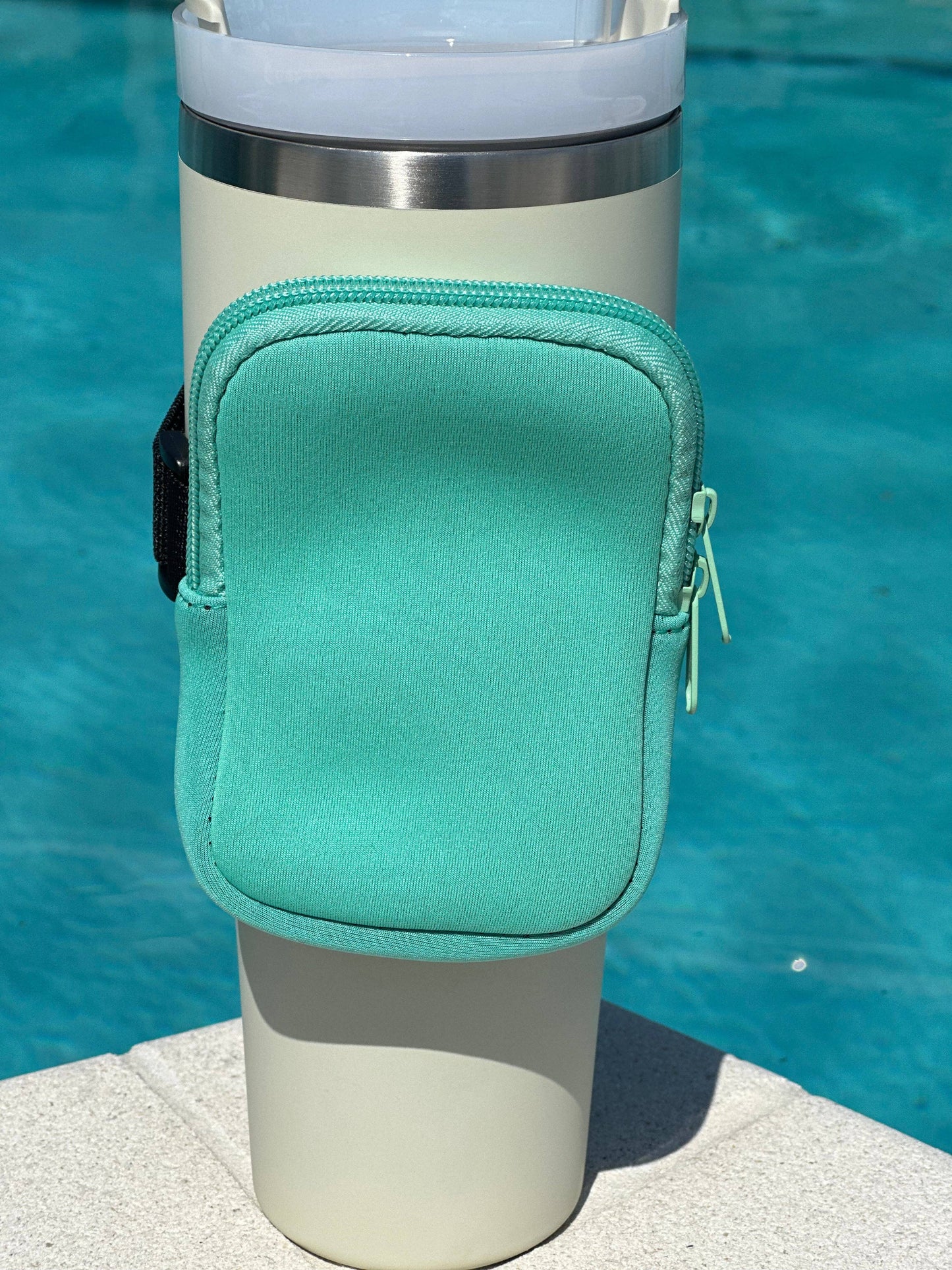 Customizable Tumbler Bag -Seafoam
