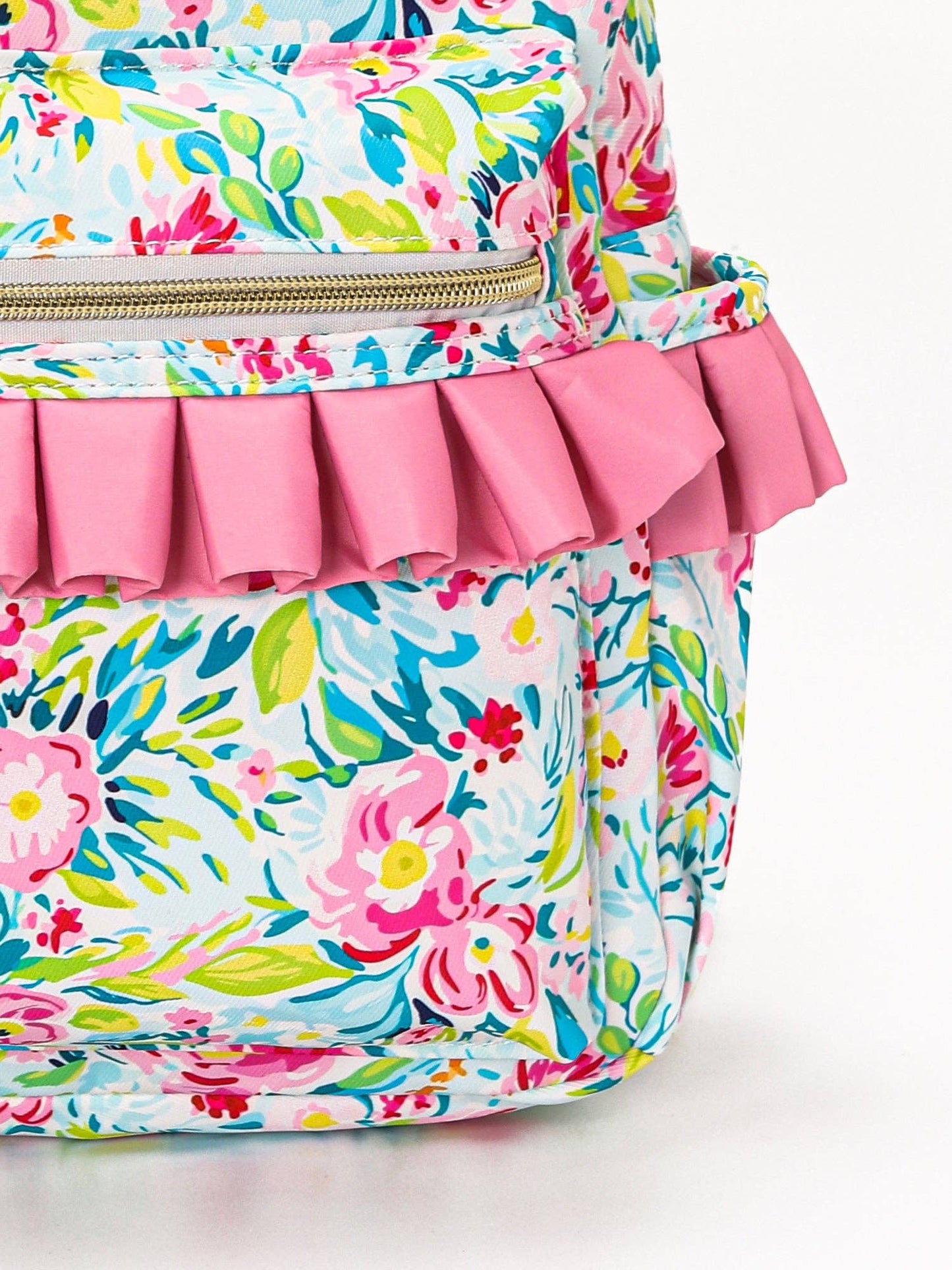 Flower Kids Pink Ruffle Backpack