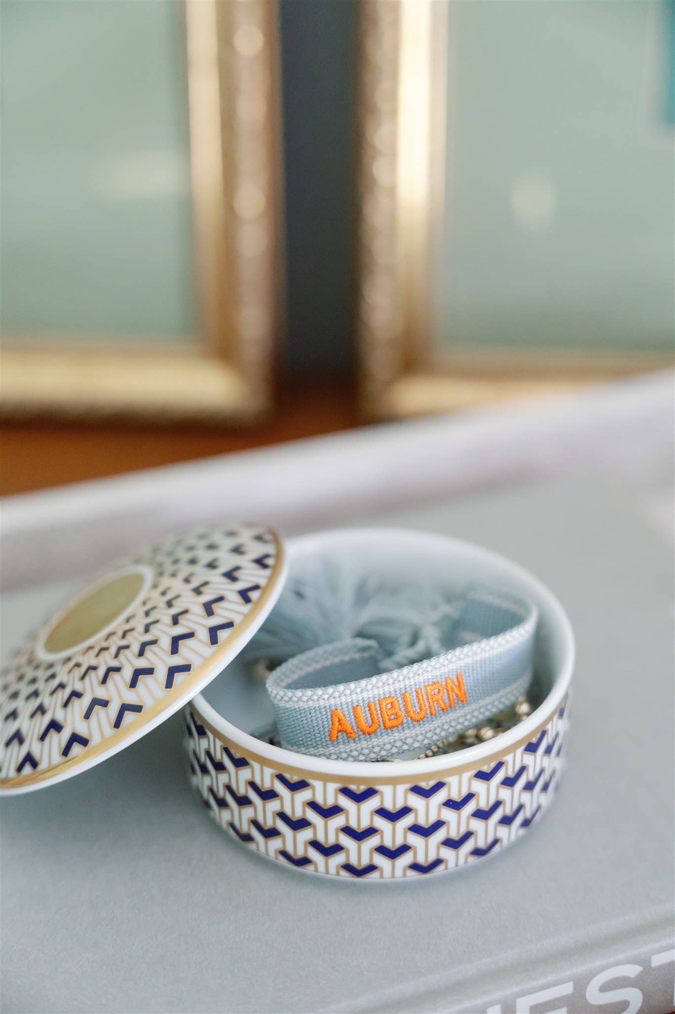 Auburn University Woven Bracelet Gracefully Made Art