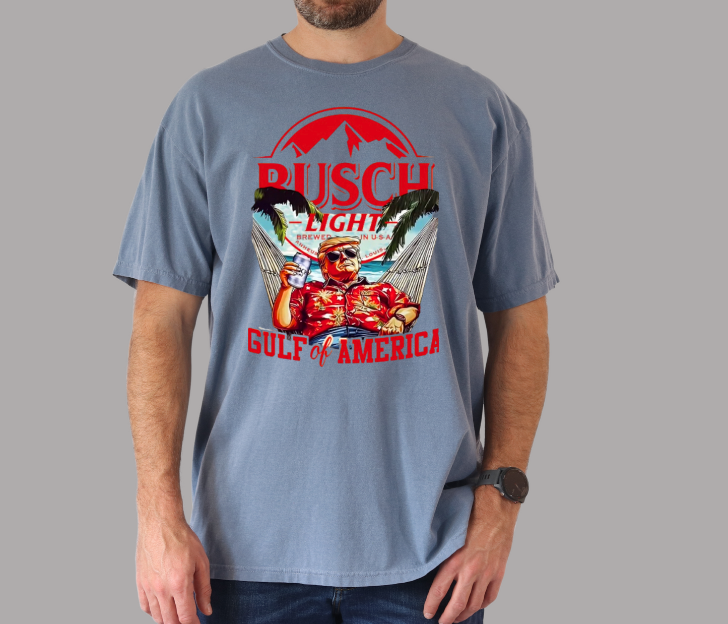Busch Light Gulf of America Trump Comfort Colors T-Shirt