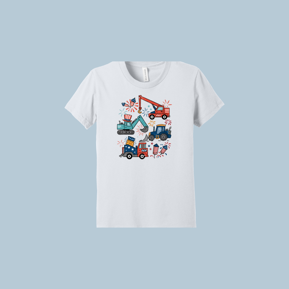 Patriotic Construction T-Shirt-Youth Bella Canvas (Copy)