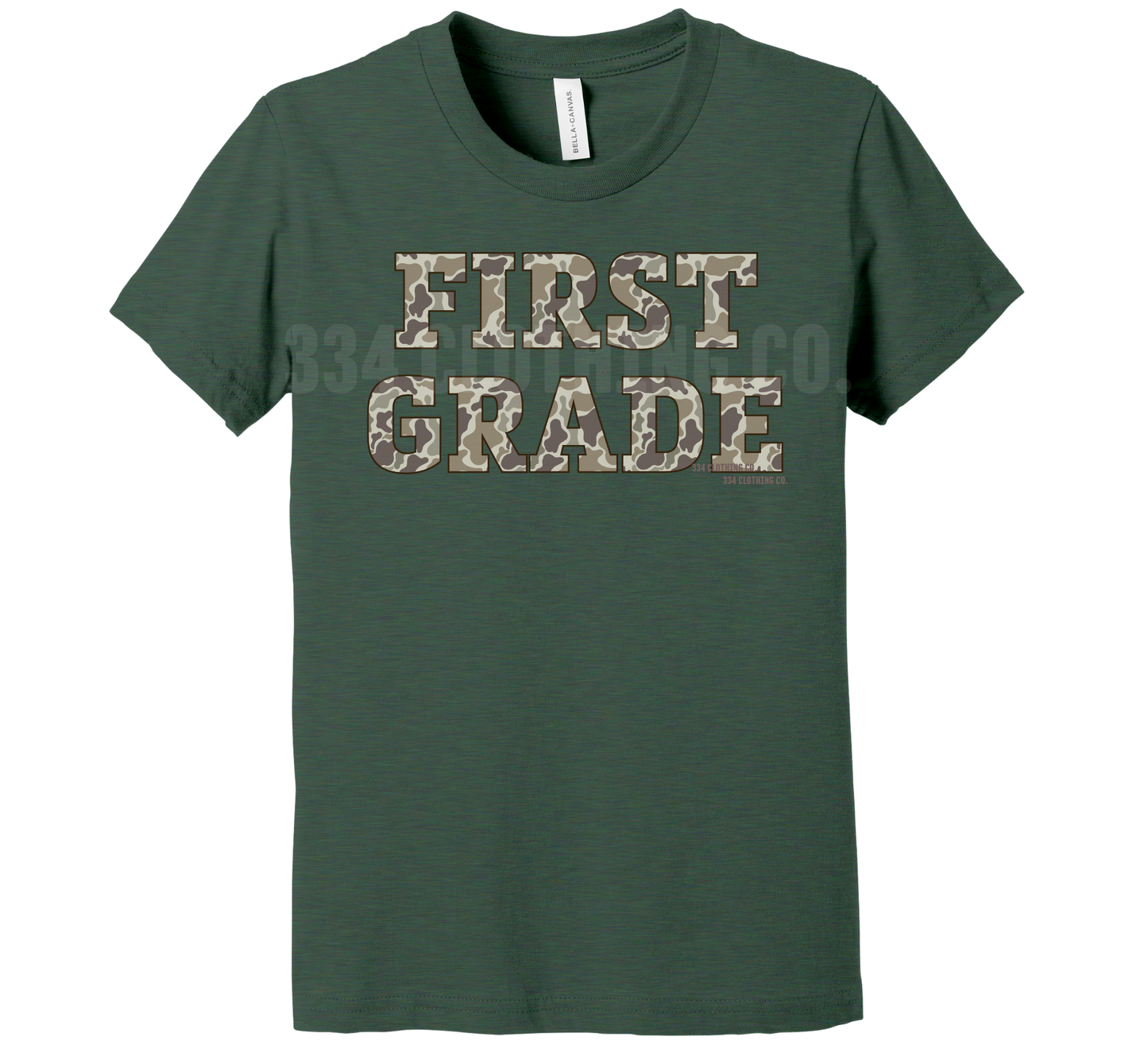 Old School Camo Grade T-Shirts (Pre-K through 6th)