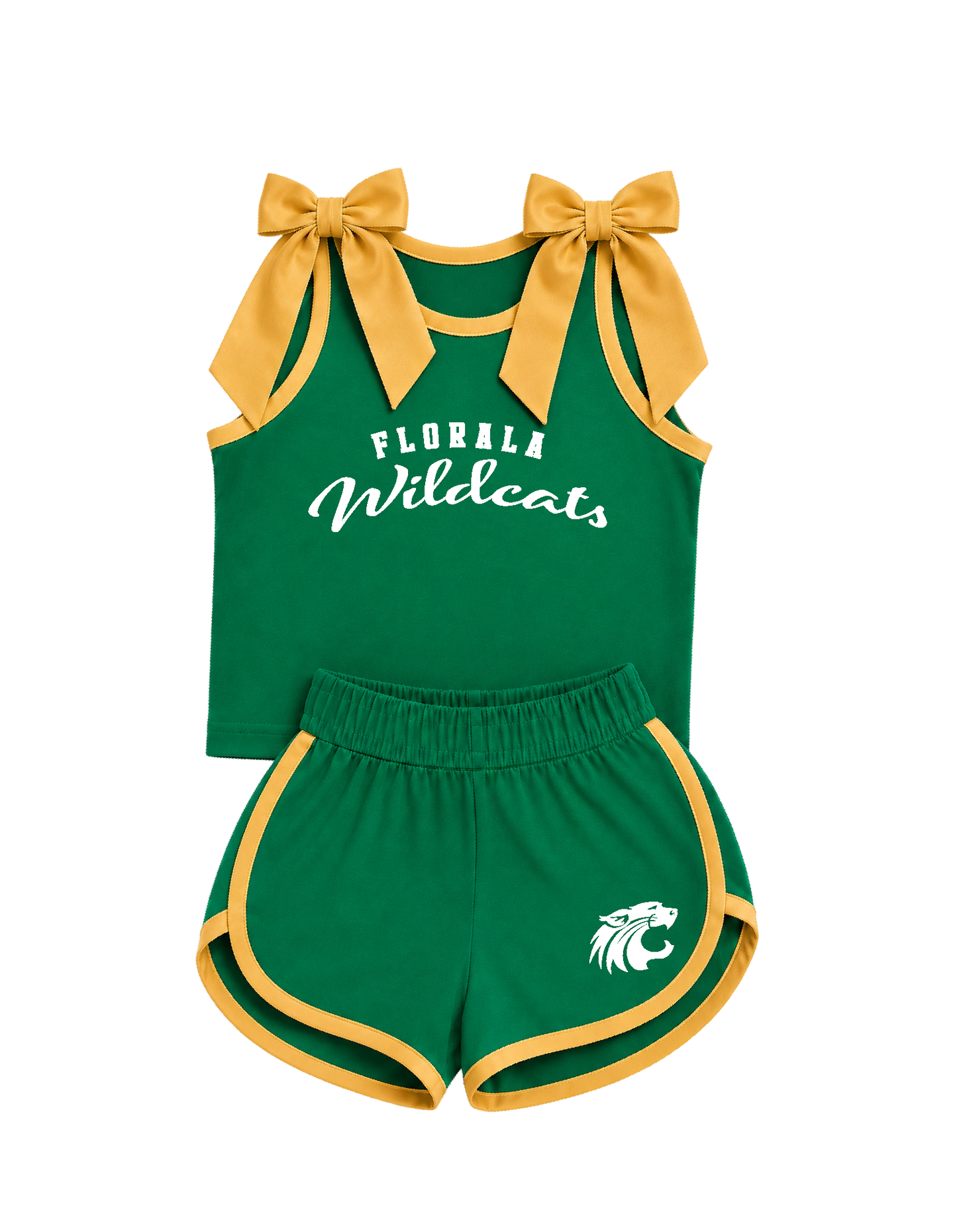 Florala Wildcats Custom Spirit Set – Tank Top & Shorts (Pre-Order Deposit) Gallery 334