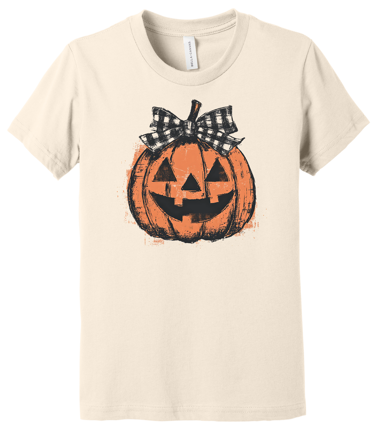 Youth Bow Jack-O'-Lantern - Short Sleeve T-Shirt Gallery 334