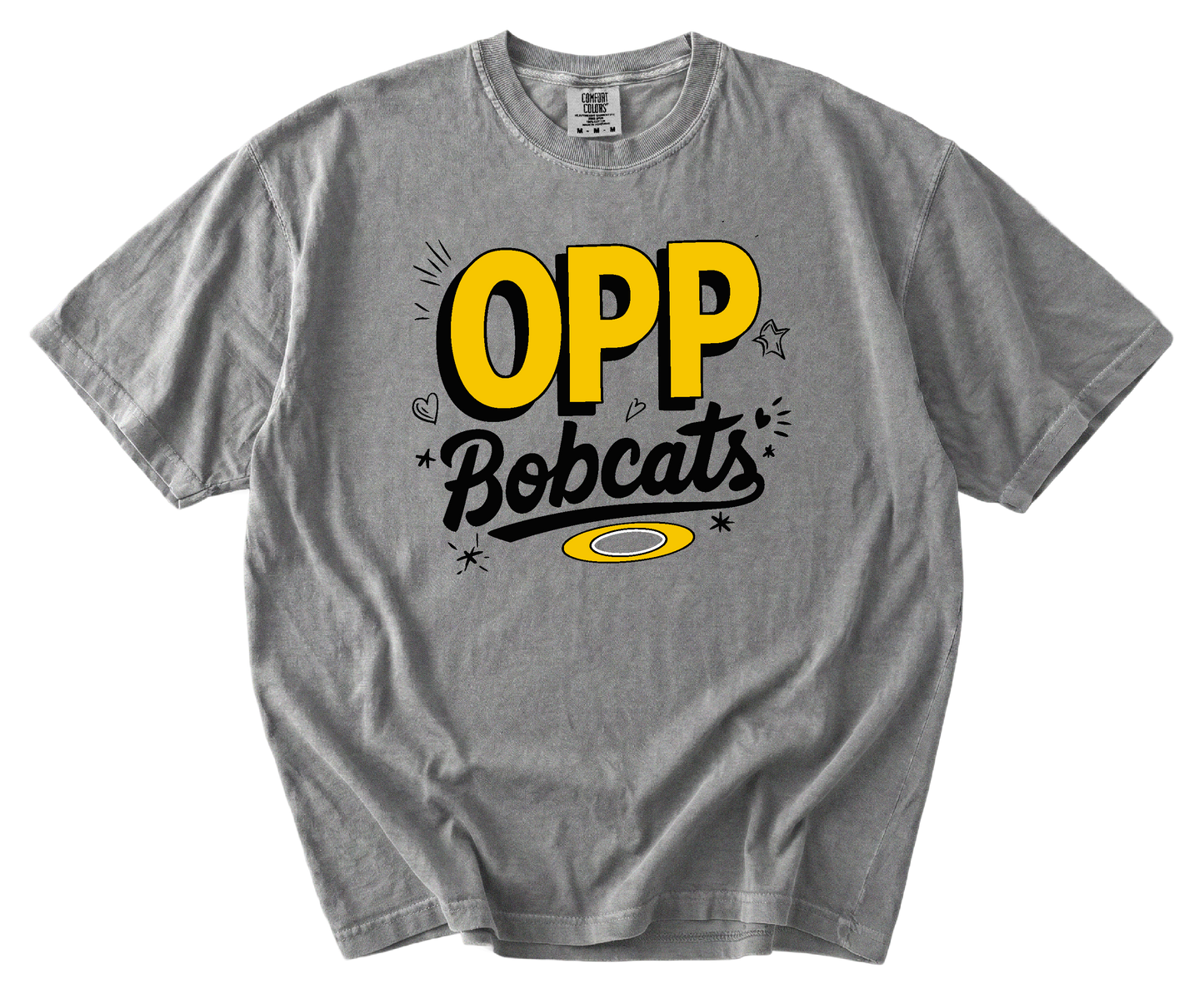 Opp Bobcats Doodle Game Day T-Shirt Gallery 334
