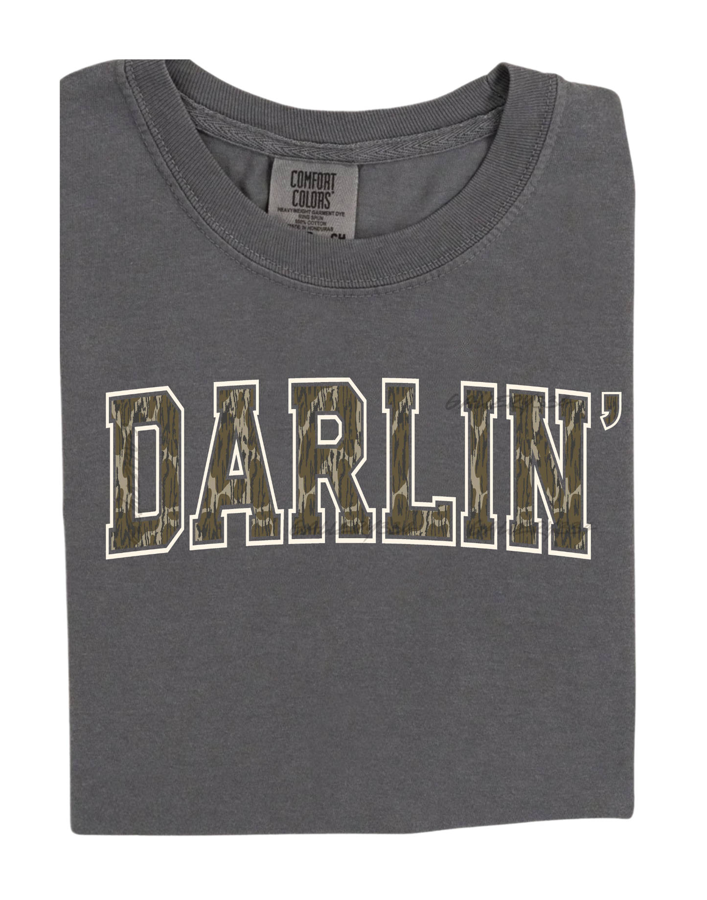 Darlin' Bottomland Camo Shirt- Comfort Colors T-Shirt Comfort Colors