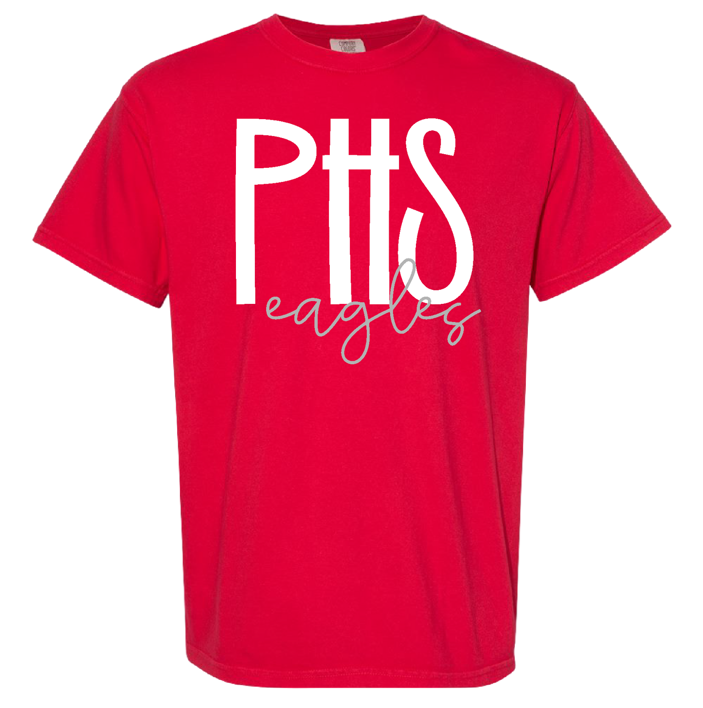 PHS Eagles Comfort Colors tee - Red