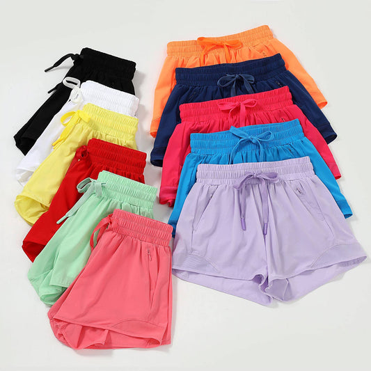 Athletic 2-In-1 Quick-Dry Gym Shorts With Lining HIDDENBRAND