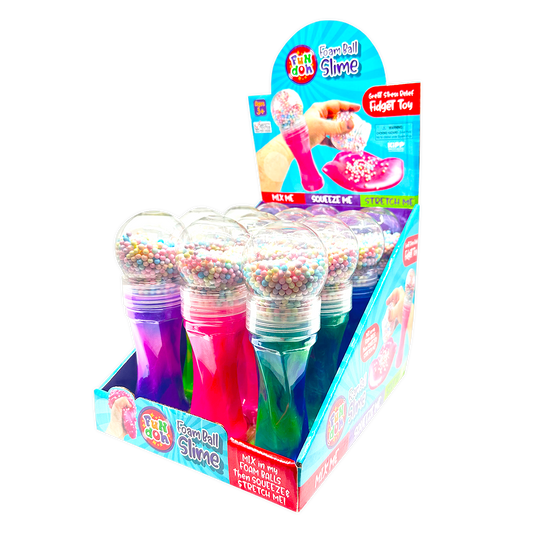 Fun Doh Fidget Foam Ball Slime Toy - 12/Display