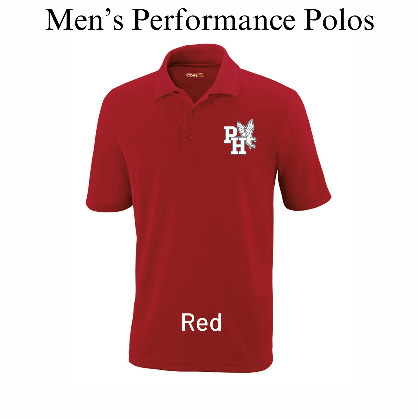 Men's Performance Polo- PH Eagle Logo