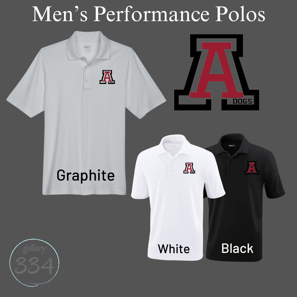 Men's Performance Polo-Andalusia Bulldogs