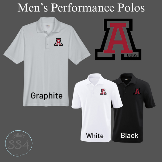 Men's Performance Polo-Andalusia Bulldogs