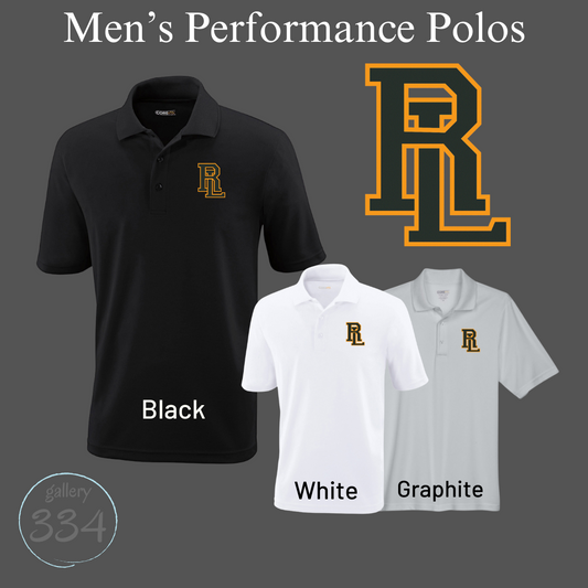 Men's Performance Polo- Red Level Tigers