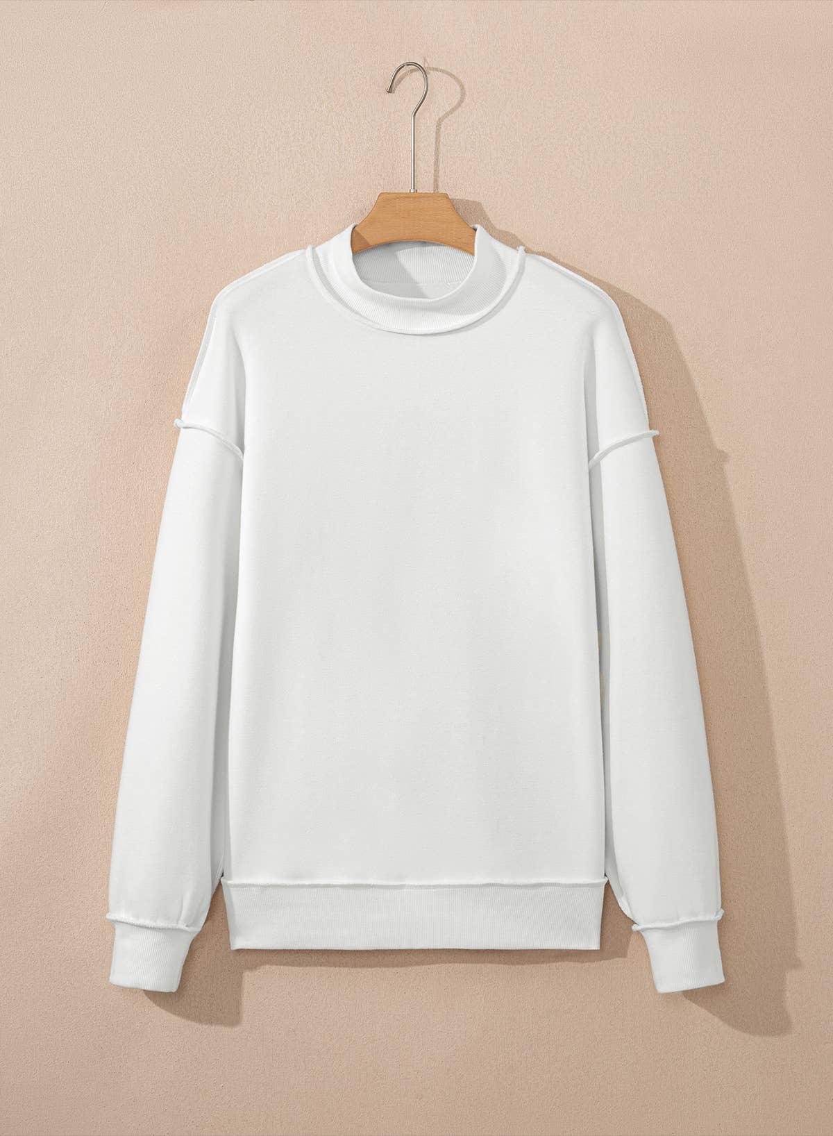 HOT Oversize Reversible Mock Neck Sweatshirt| S-4X Little Daisy Closet