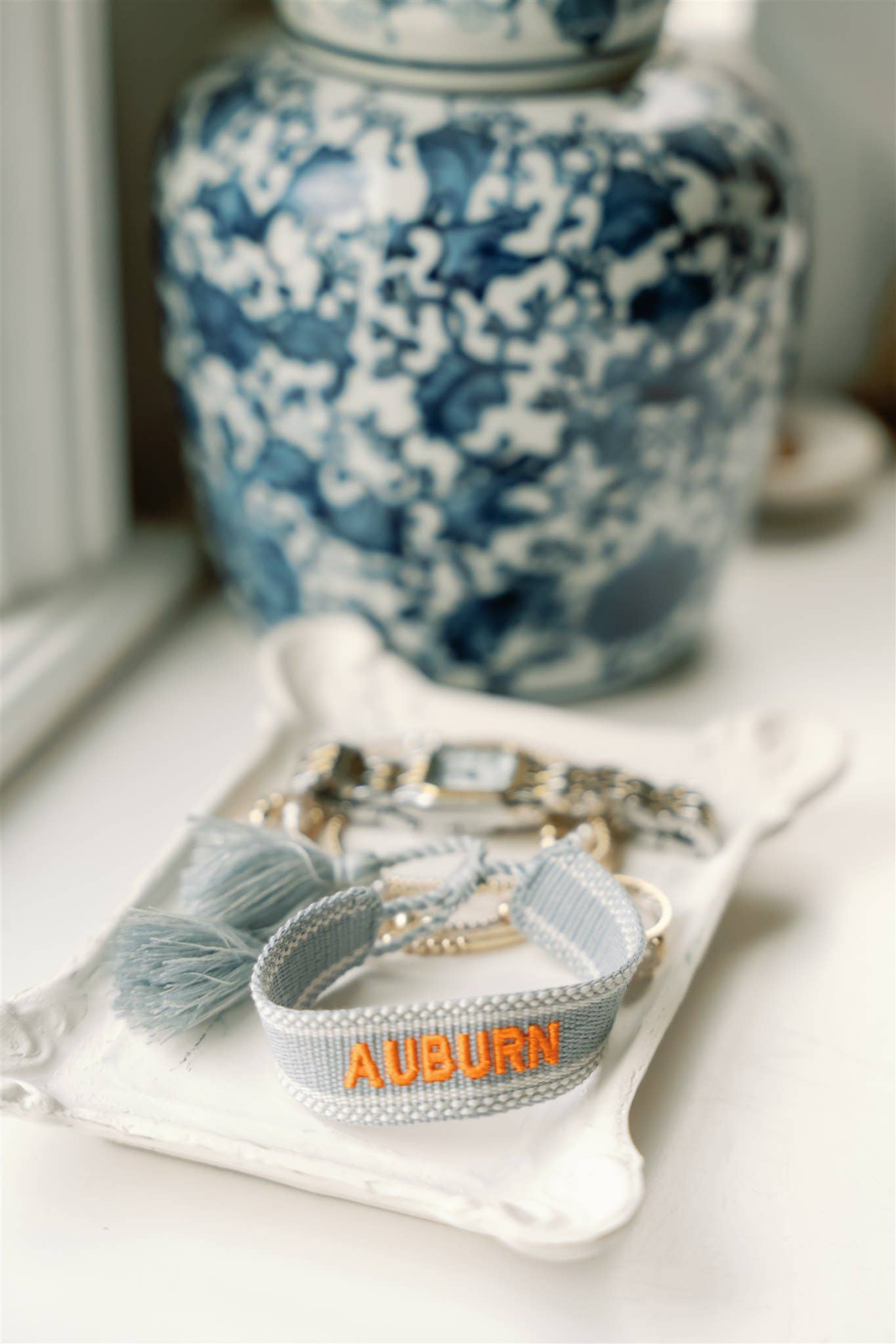 Auburn University Woven Bracelet Gracefully Made Art
