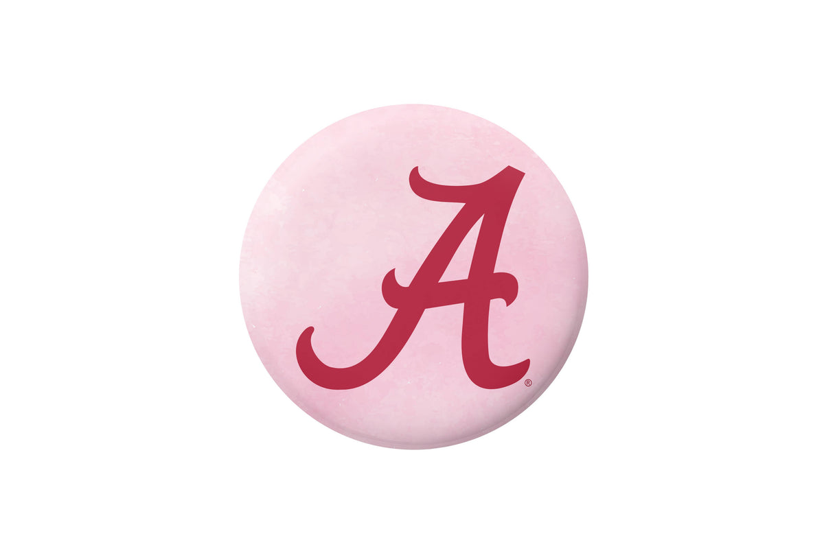 Alabama Pink Logo Button Cute As A Button