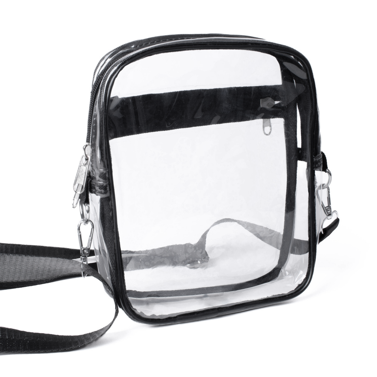 Clear Crossbody Mini Bag with Adjustable Strap-CLBG1200-BK Selini New York