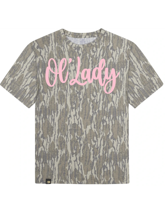 Ol' Lady - Washed Out Bottomland Camo Tshirt Gallery 334