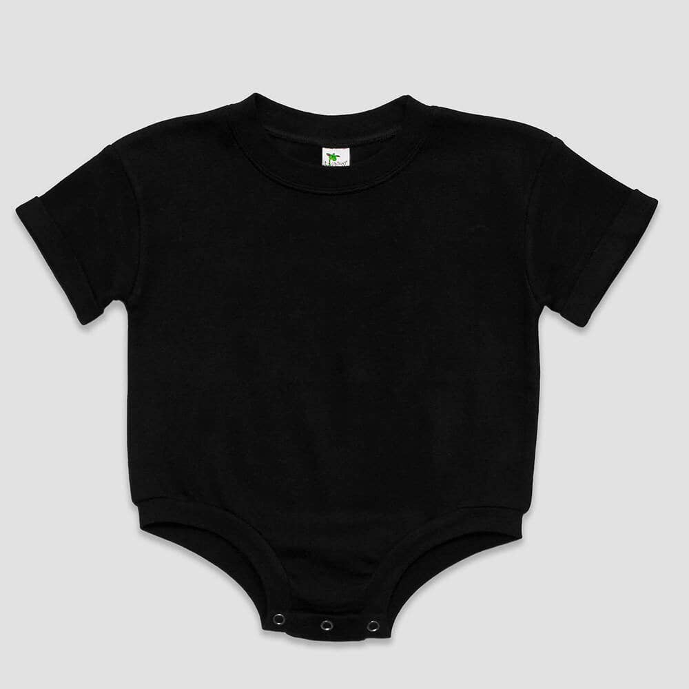 Infant Short Sleeve Baby Bubble Romper Trendy Super Soft DIY Laughing Giraffe