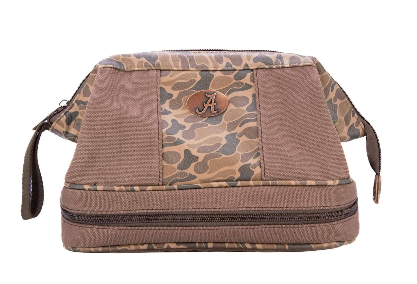 Alabama Crimson Tide Camo Canvas Toiletry Bag.