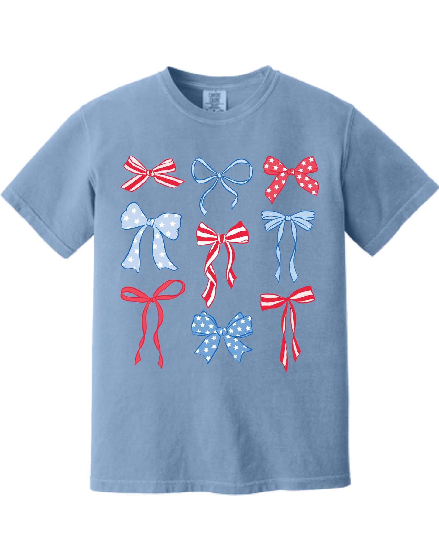 USA Bow Collage T-Shirt Gallery 334