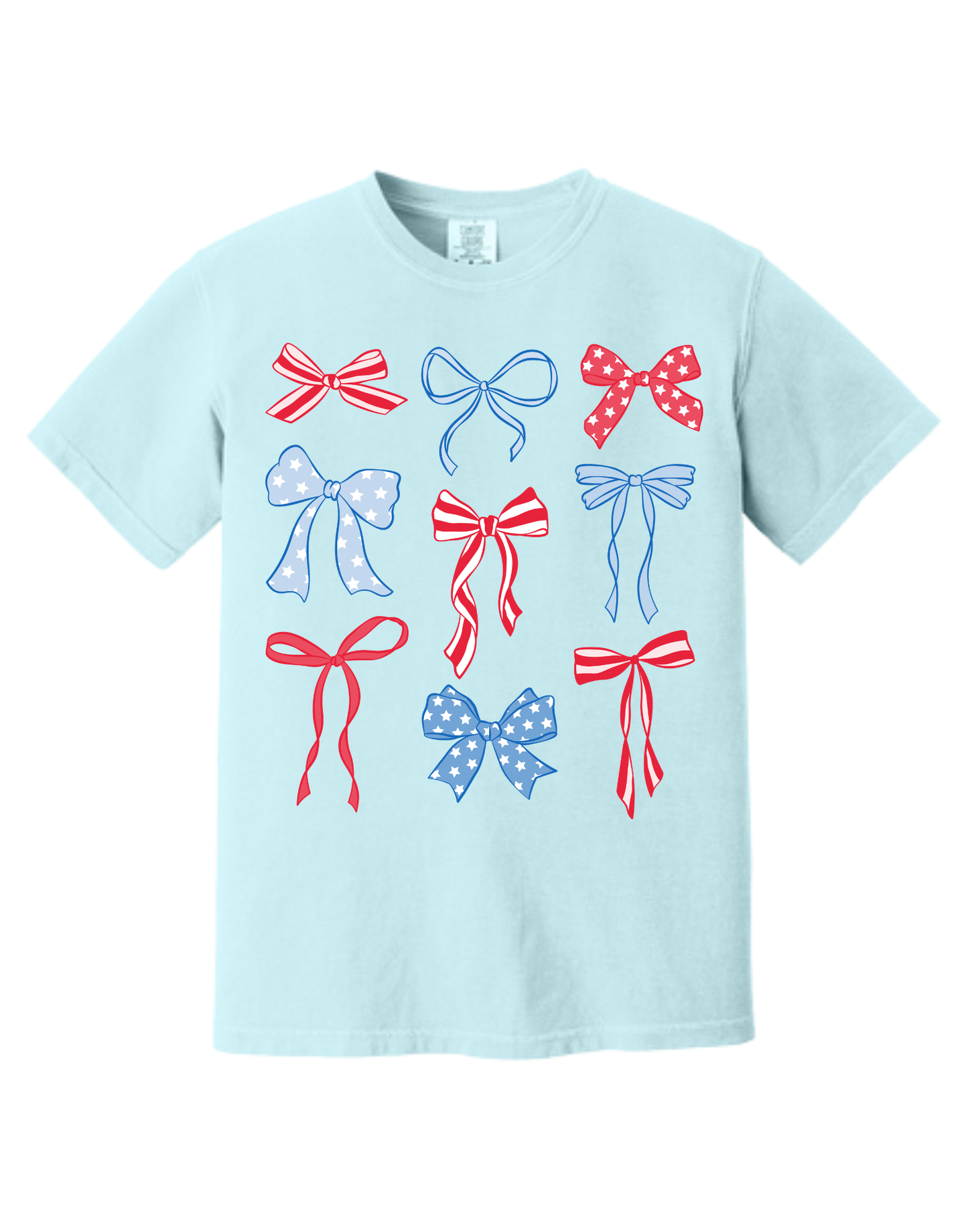 USA Bow Collage T-Shirt Gallery 334