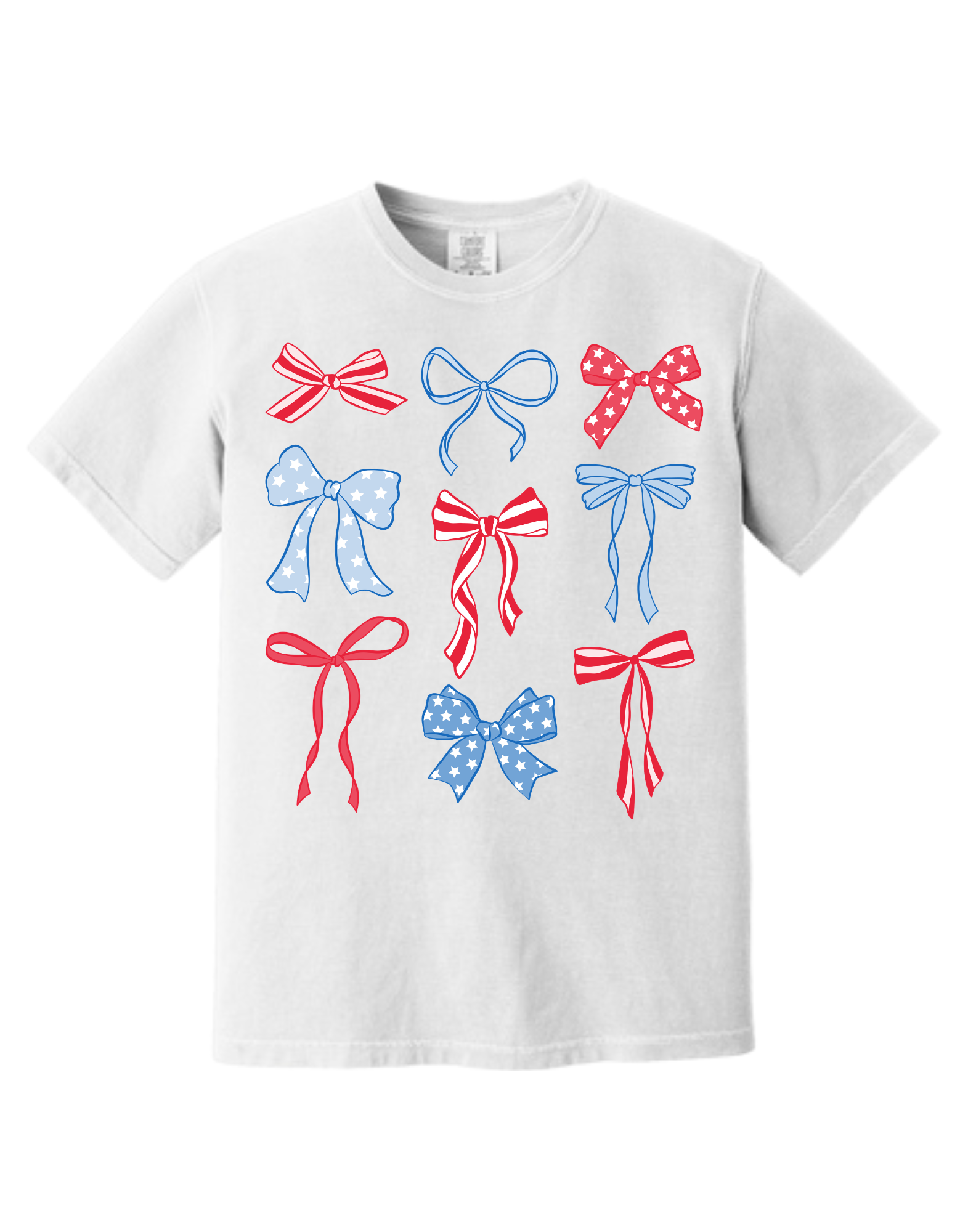 USA Bow Collage T-Shirt Gallery 334